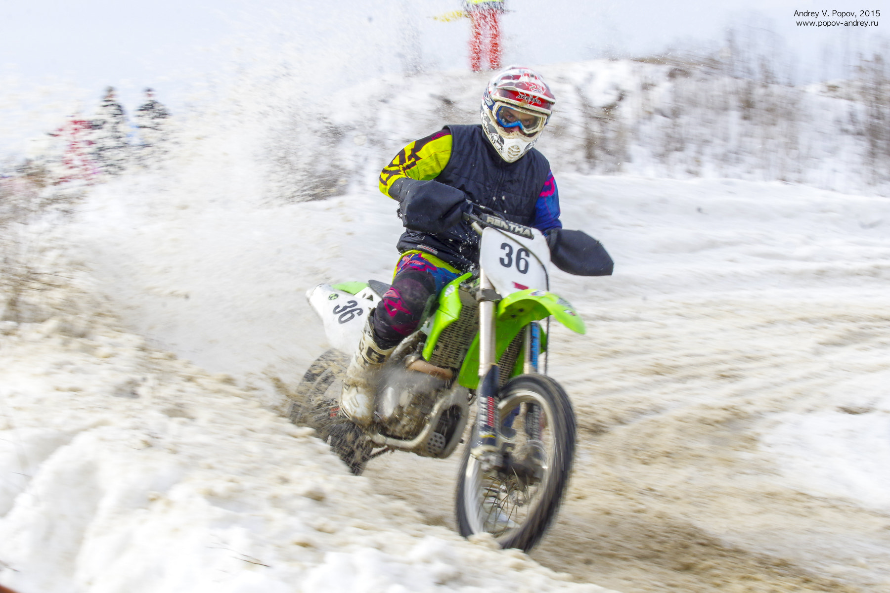 Pentax K-3 sample photo. Winter motocross #1 photography