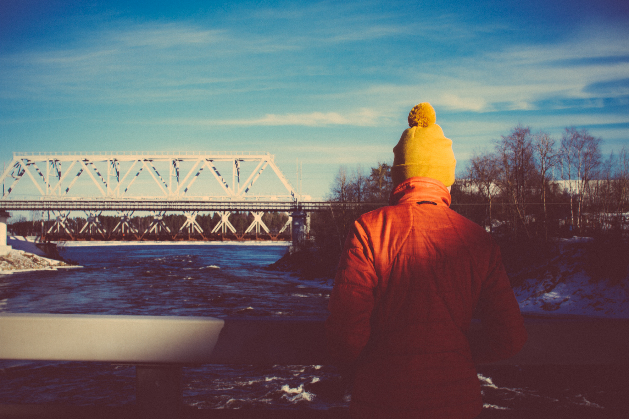 Canon EOS 7D sample photo. Girl on the bridge photography