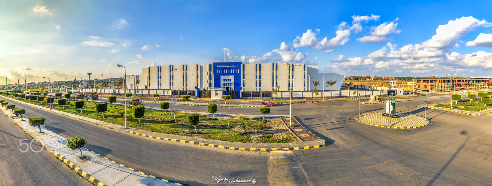 Nikon D5500 + Sigma 18-250mm F3.5-6.3 DC OS HSM sample photo. New damietta askary hospital panorama photography