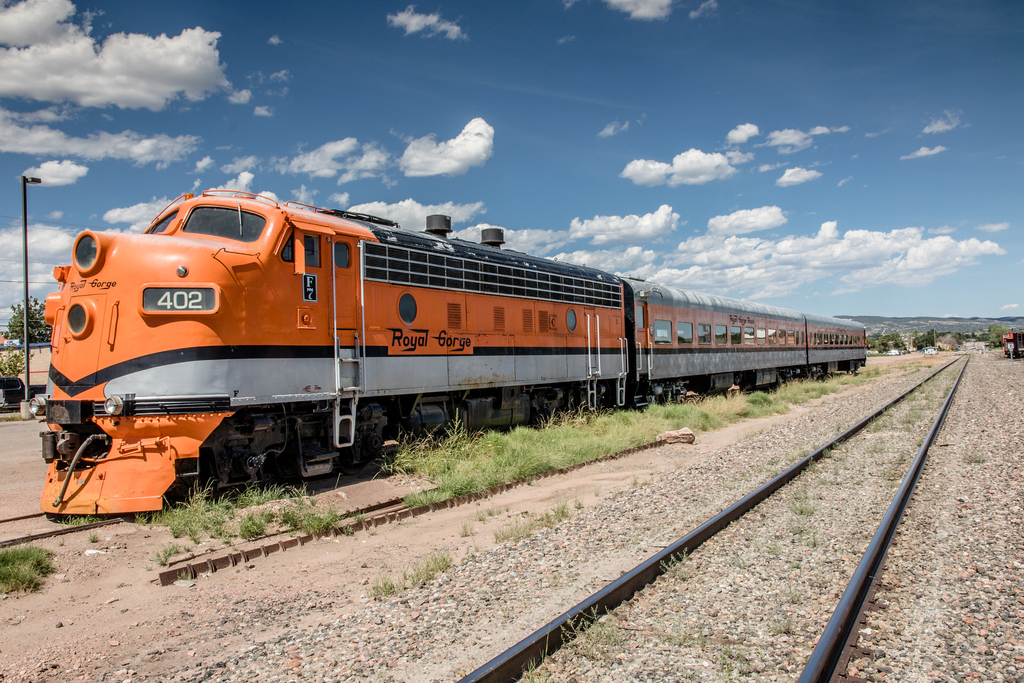 Canon EOS 7D Mark II + Canon EF-S 15-85mm F3.5-5.6 IS USM sample photo. Royal gorge passenger train in canon city, co photography