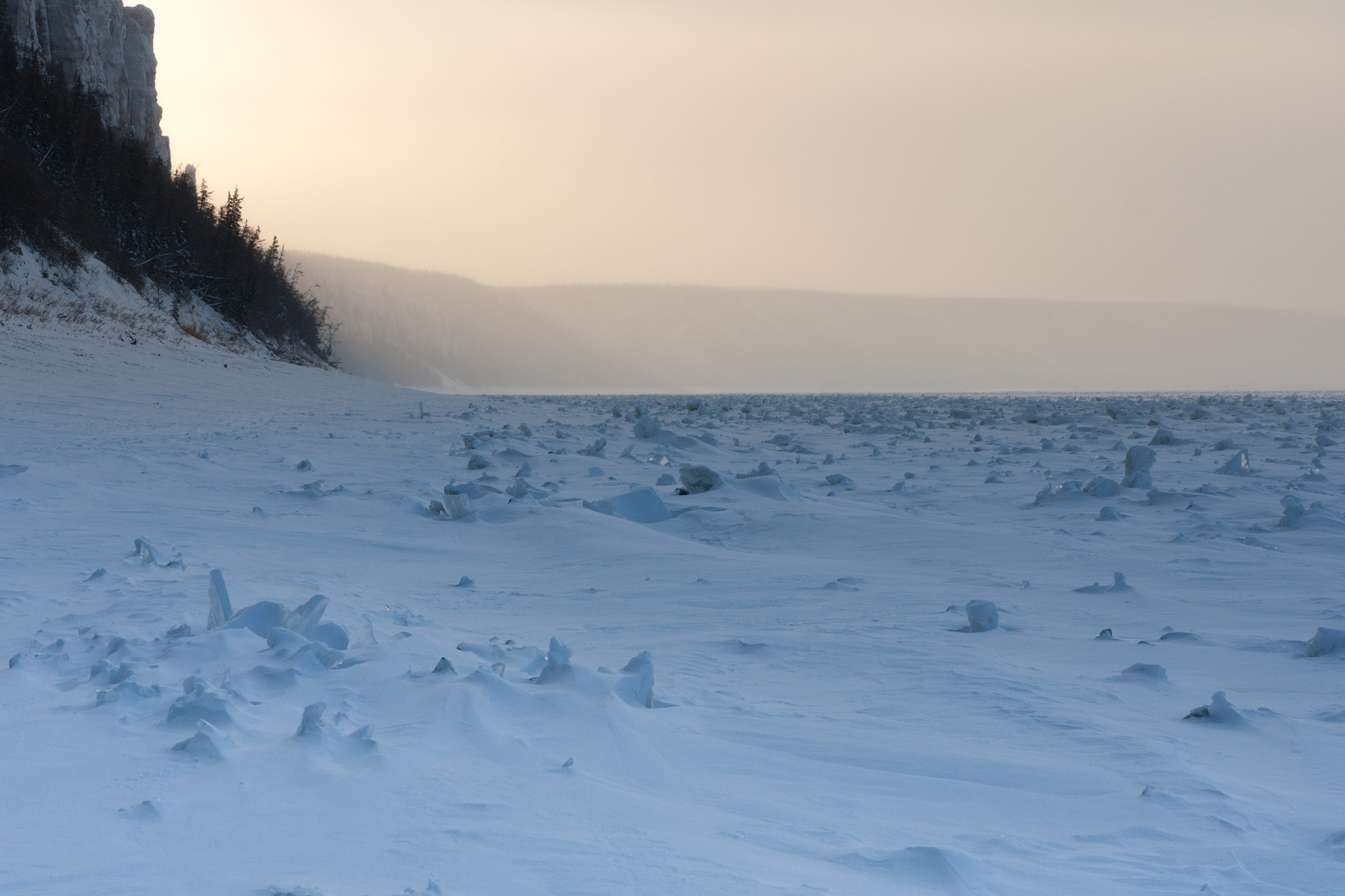 Canon EF 24-70mm F2.8L II USM sample photo. Ice at lena river photography