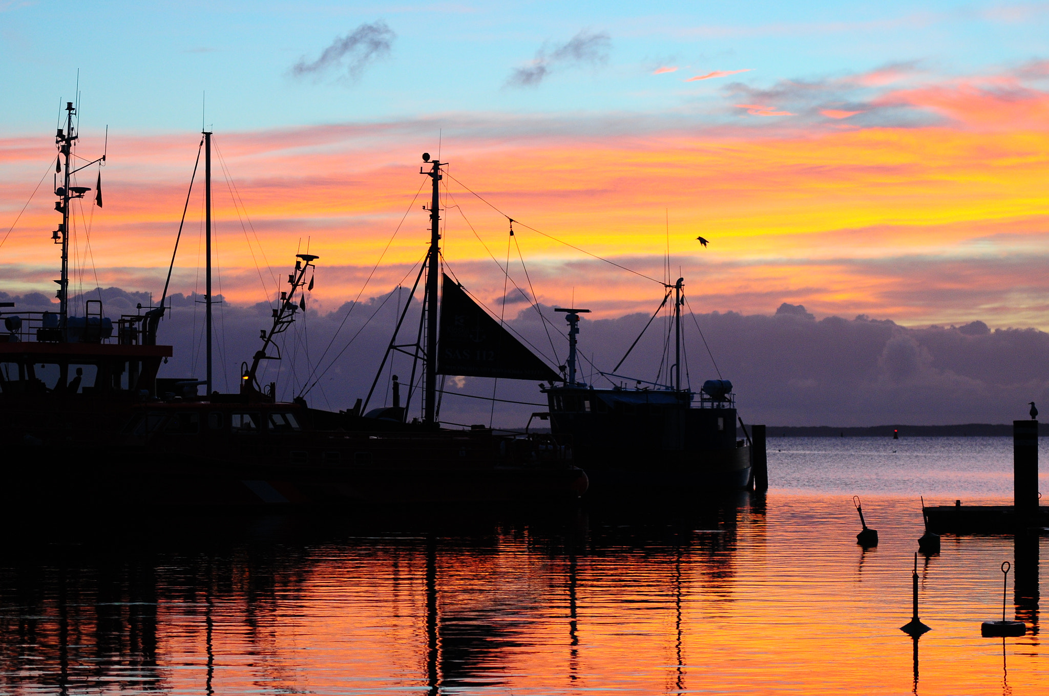 Nikon AF-S Nikkor 70-200mm F2.8G ED VR II sample photo. Sunrise, ostsee, barhöft photography