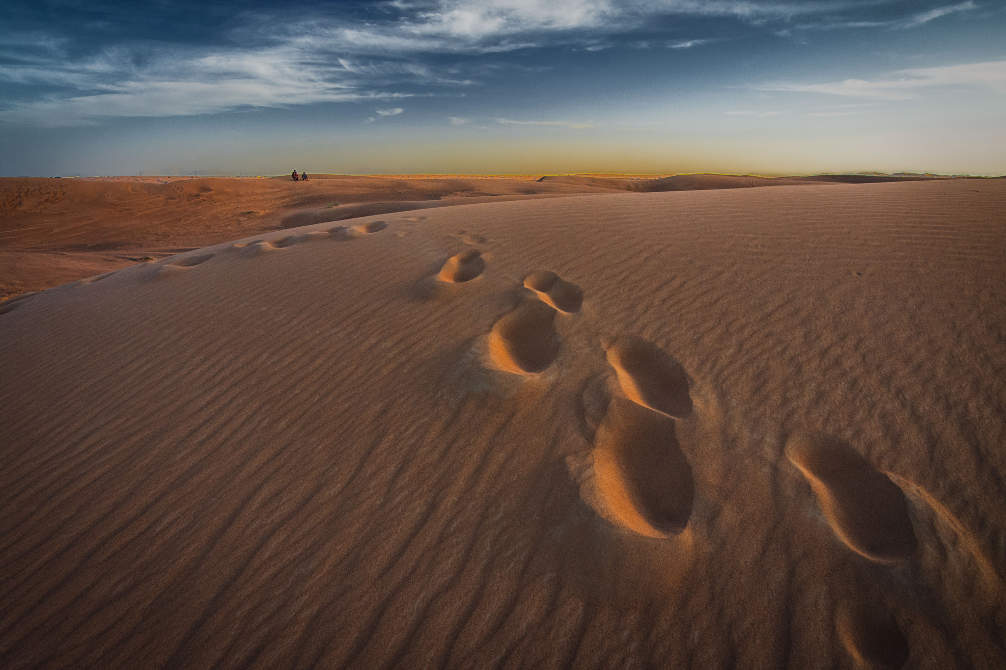 Nikon D7200 sample photo. Desert footsteps col photography