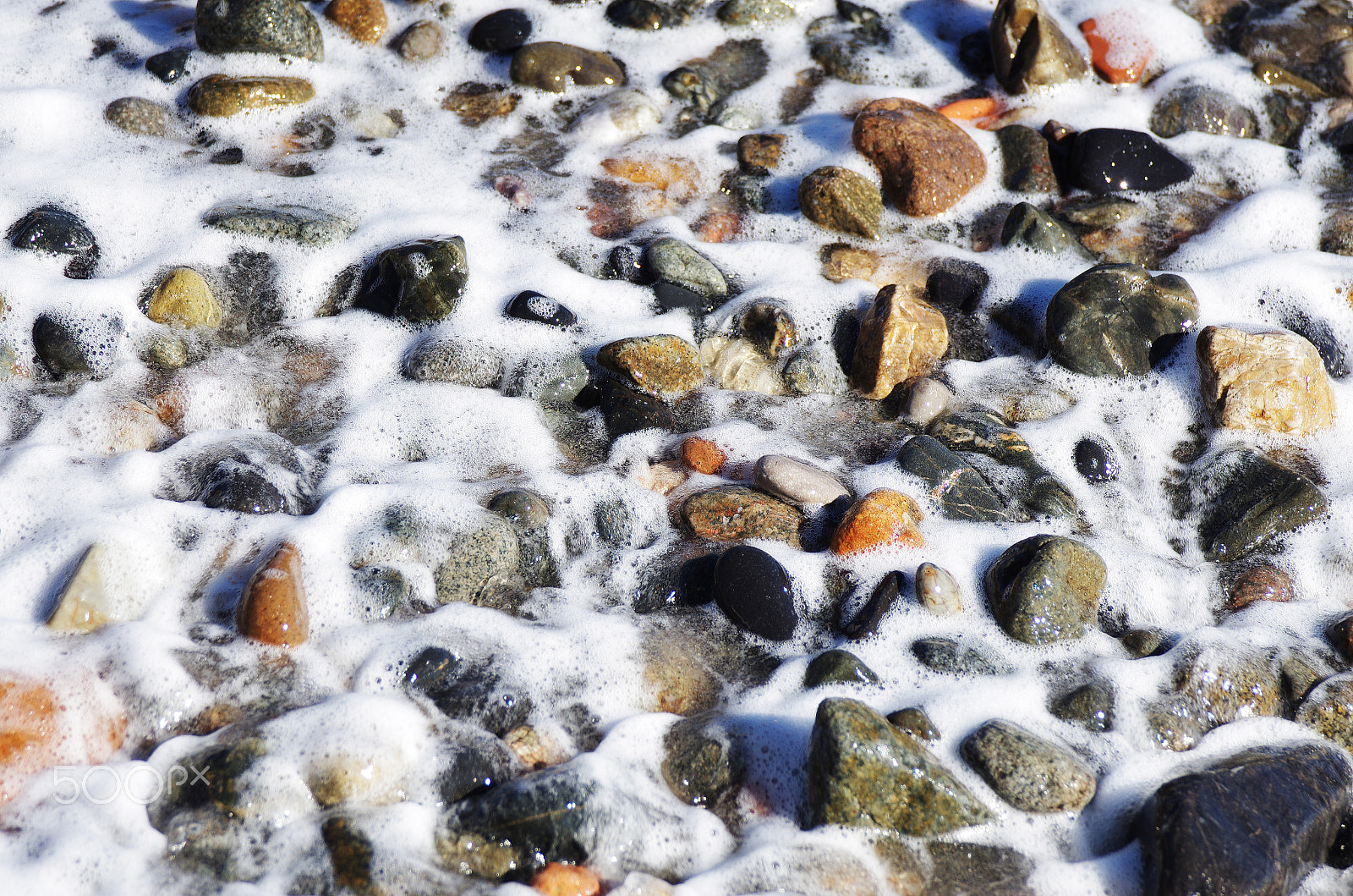 Pentax K-5 + Sigma 70-300mm F4-5.6 DG OS sample photo. Stones on the beach photography