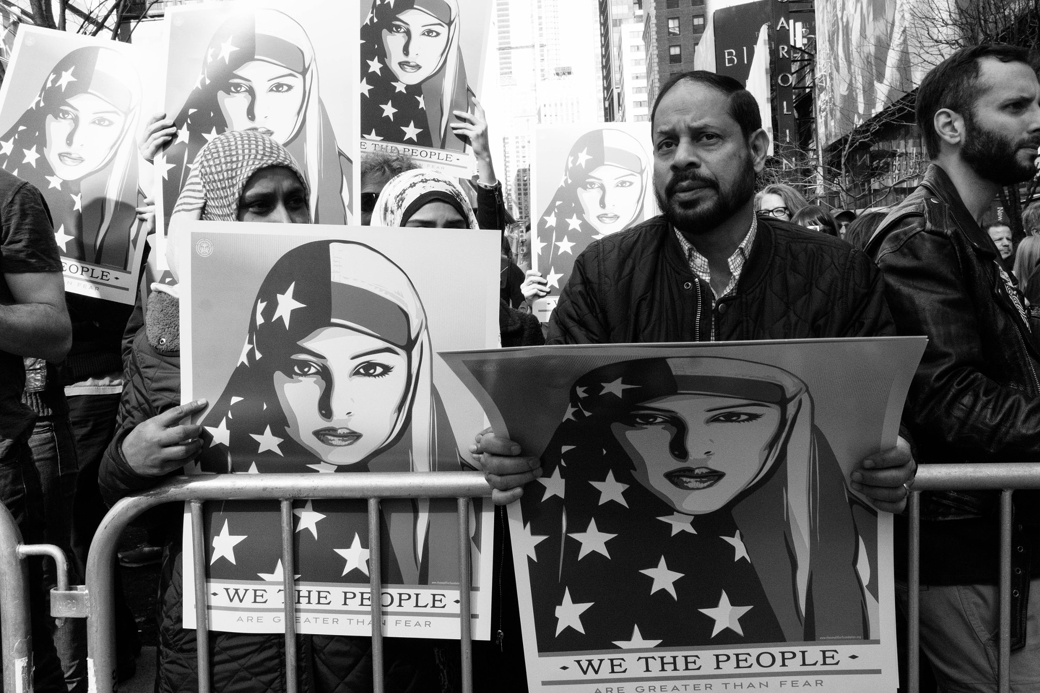Fujifilm X-E2S + Fujifilm XF 23mm F2 R WR sample photo. "i am muslim too rally" photography