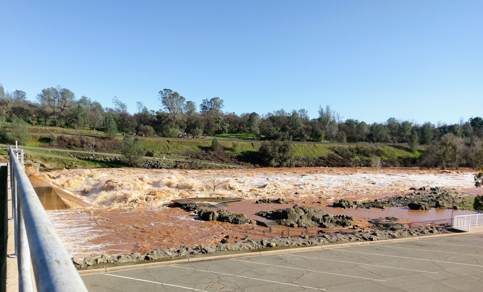 HTC M10 sample photo. Feather river at 60,000 cubic feet per second photography