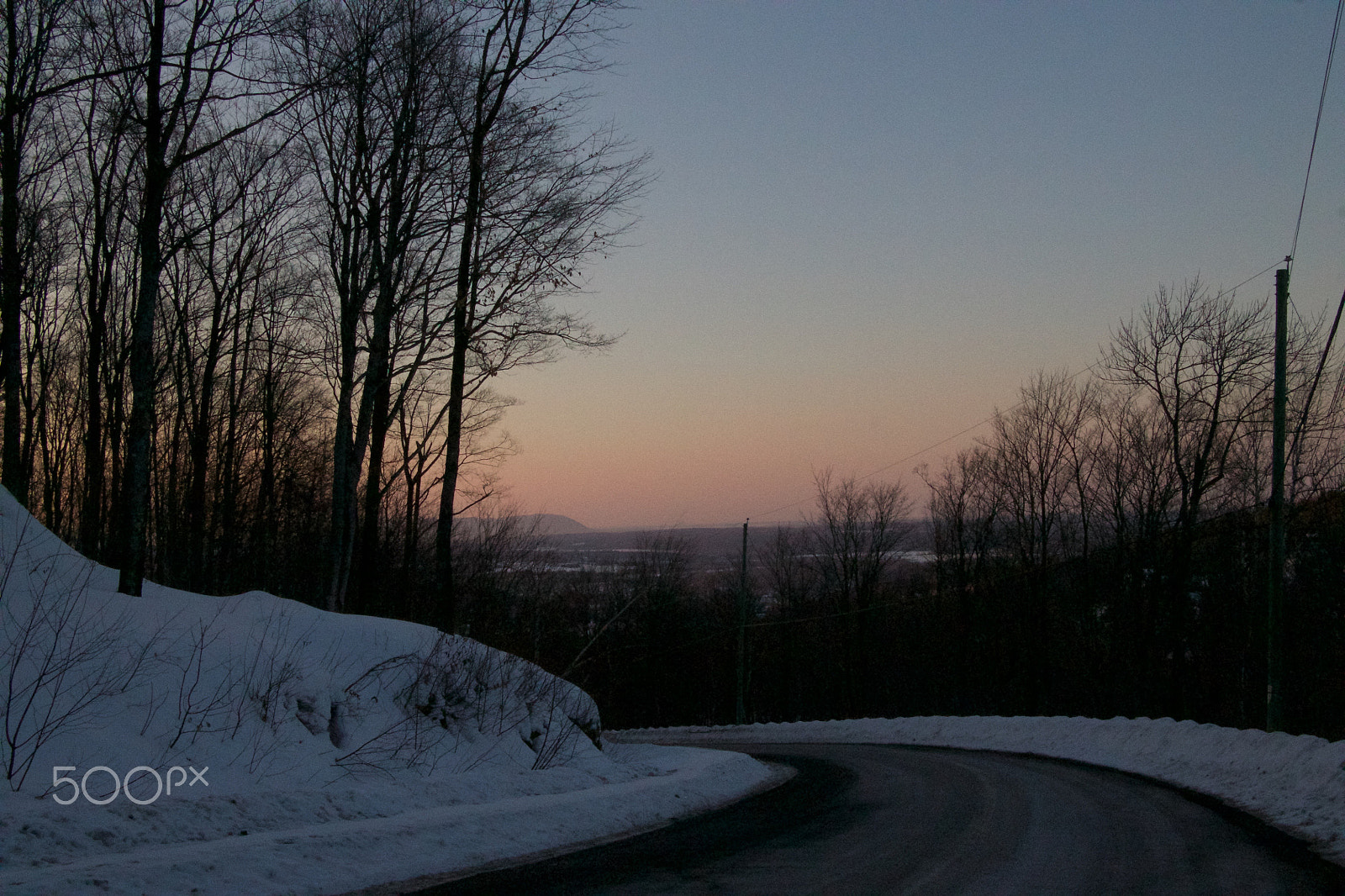 Canon EOS 1100D (EOS Rebel T3 / EOS Kiss X50) sample photo. Sunset road photography