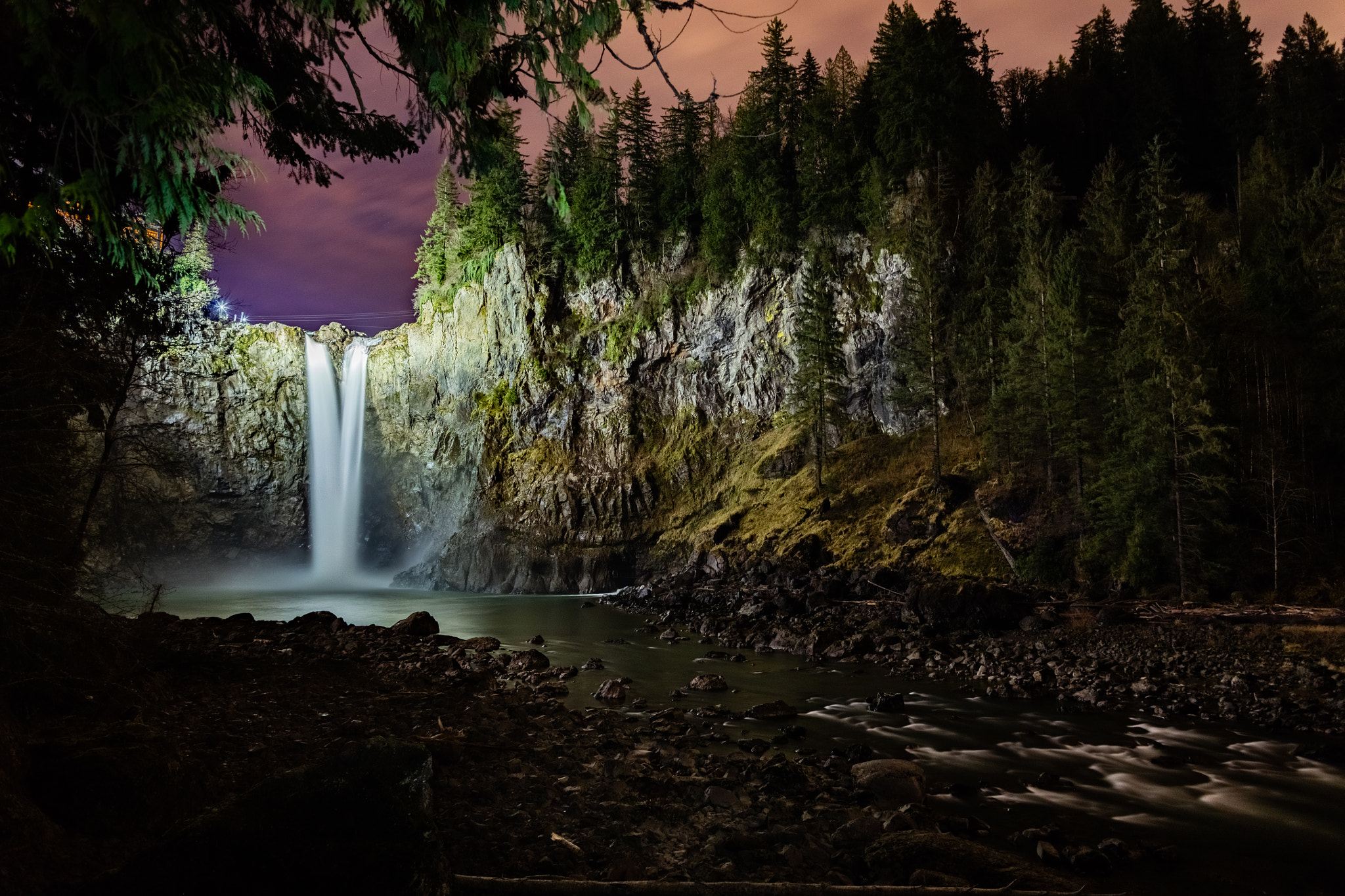Canon EF 24mm F1.4L II USM sample photo. Snoqualmie falls photography