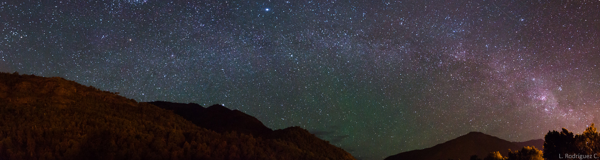 Pentax K-30 sample photo. Panorama of the milky way at los queñes photography