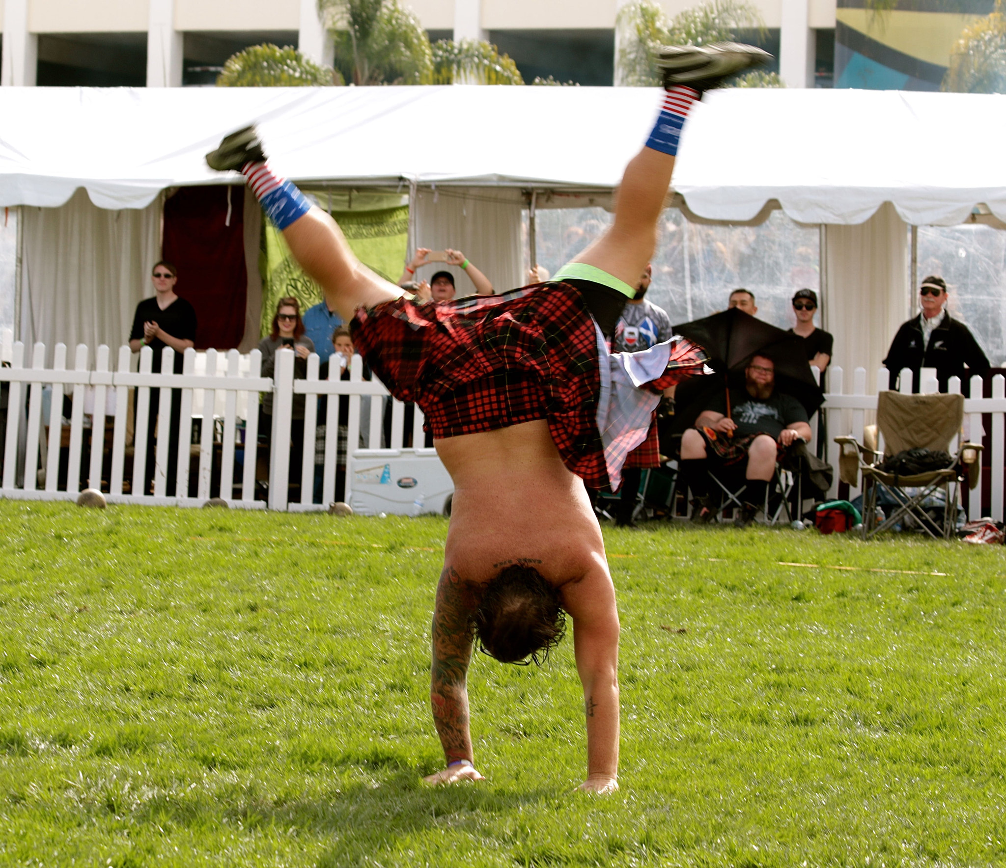 Canon EF 70-300mm F4-5.6 IS USM sample photo. Scottish highland games photography