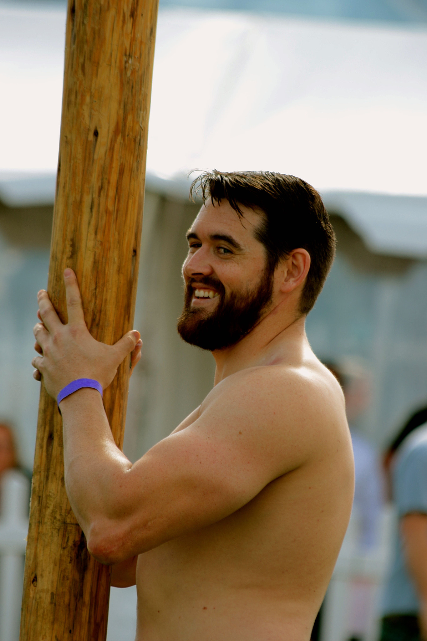 Canon EF 70-300mm F4-5.6 IS USM sample photo. Scottish highland games photography