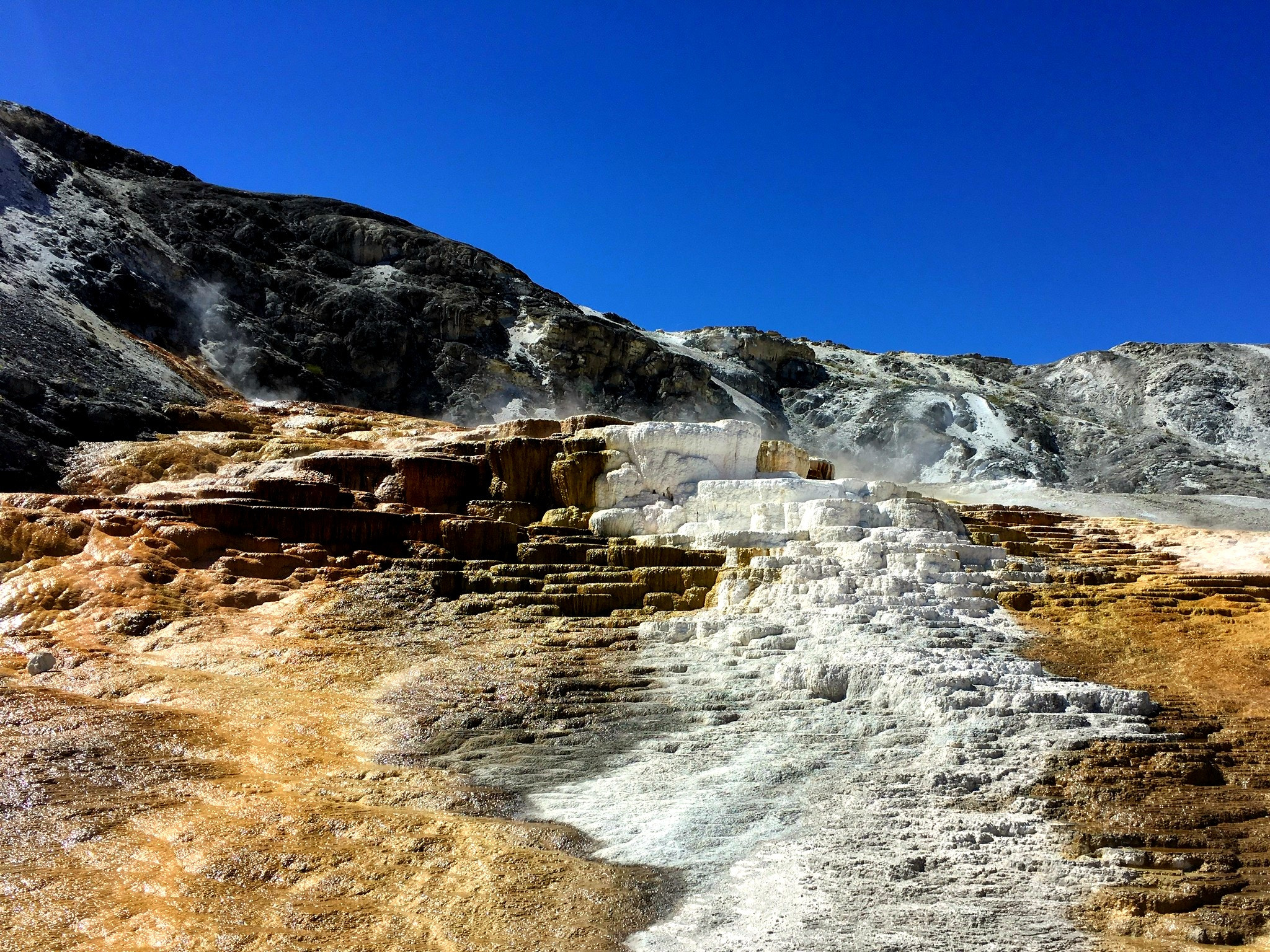 Jag.gr 645 PRO Mk III for Apple iPhone 6s sample photo. Mammoth hot spring photography