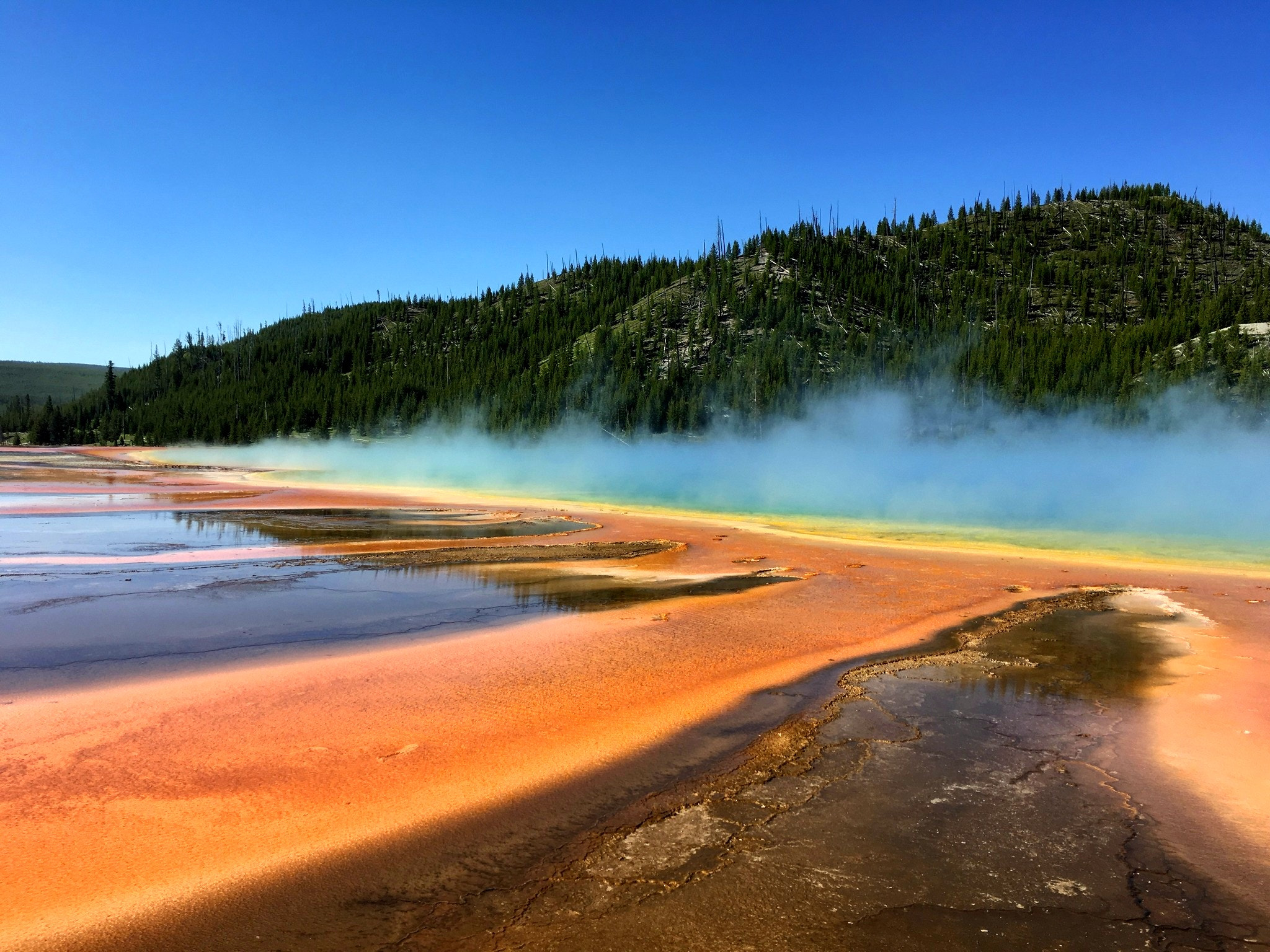 Jag.gr 645 PRO Mk III for Apple iPhone 6s sample photo. Grand prismatic spring photography