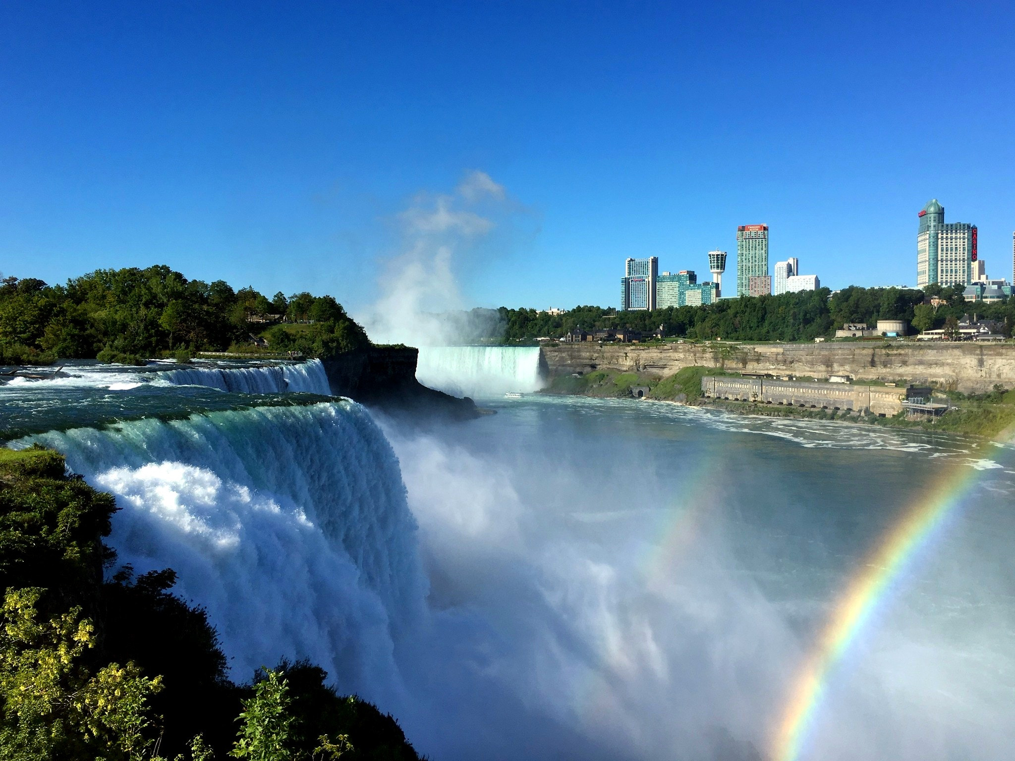 Jag.gr 645 PRO Mk III for Apple iPhone 6s sample photo. American falls with rainbow photography