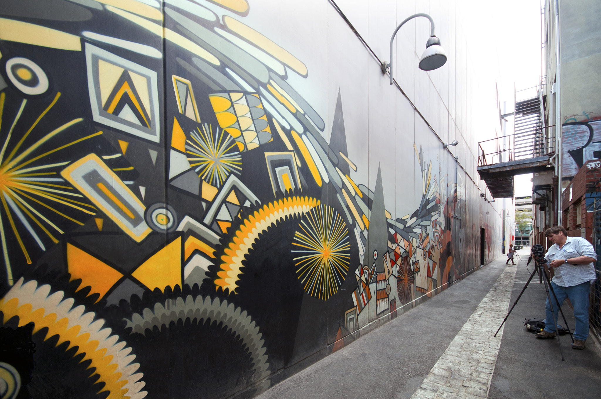 Sigma 10-20mm F4-5.6 EX DC HSM sample photo. Photographers exploring the back lanes of perth western australia photography