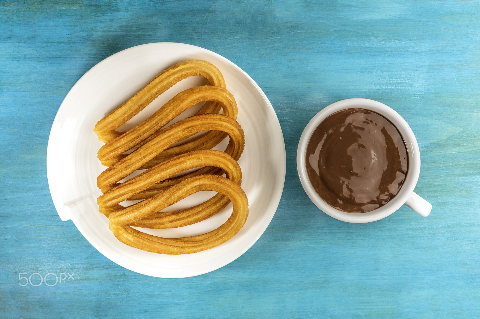 Canon EOS 5DS R + Canon EF 50mm F1.4 USM sample photo. Churros with hot chocolate, traditional spanish breakfast photography
