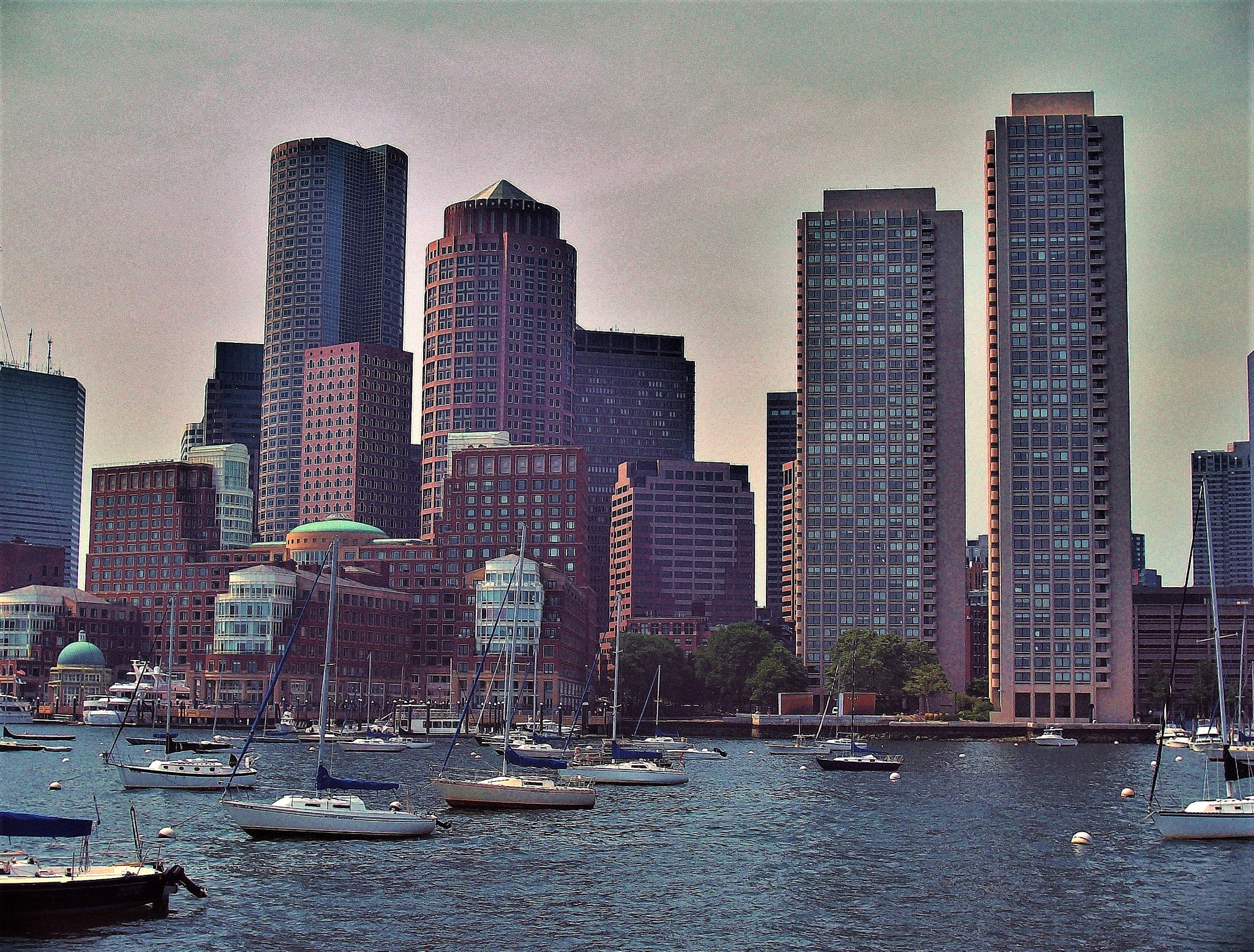 Vivitar ViviCam 7340 sample photo. View of boston photography