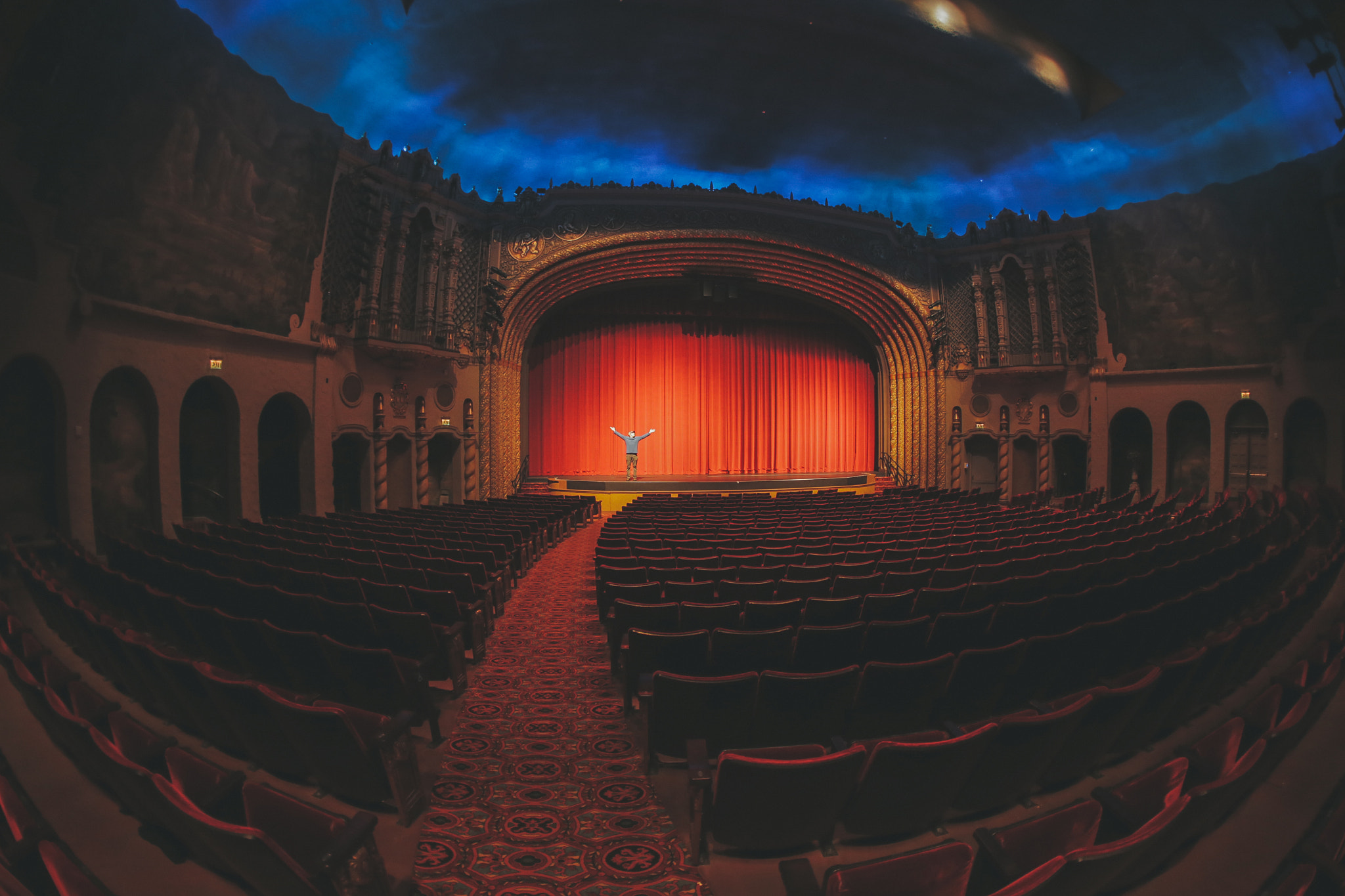 Canon EOS 6D + Canon EF 15mm F2.8 Fisheye sample photo. Orpheum theatre photography