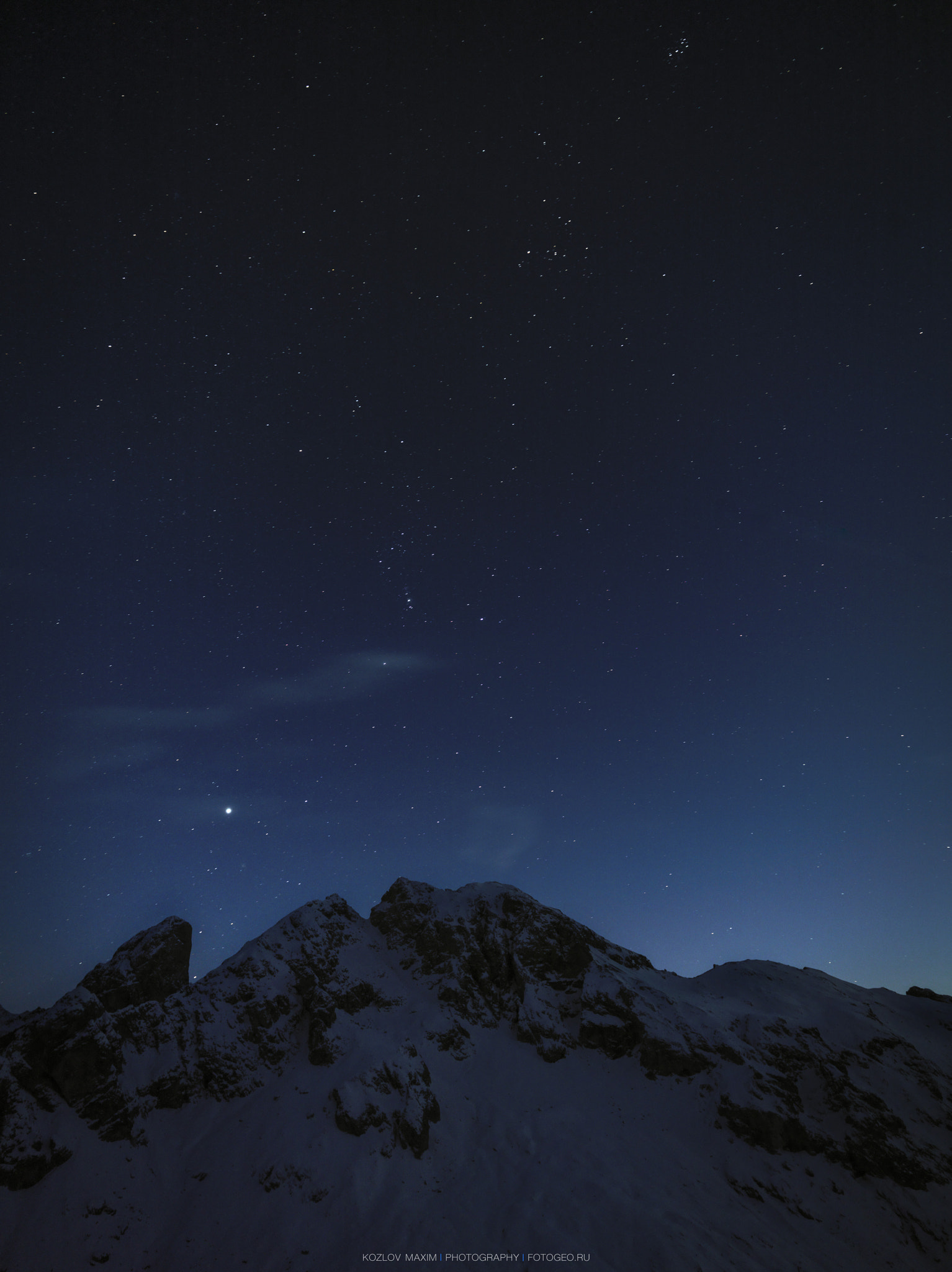 Hasselblad H4D-60 sample photo. Night in the mountains. trento-alto-adige. italia. photography
