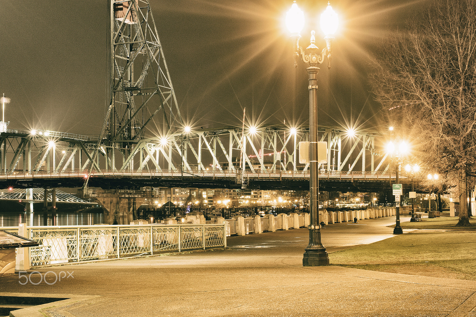 Canon EF 40mm F2.8 STM sample photo. Waterfront at night - 01 photography