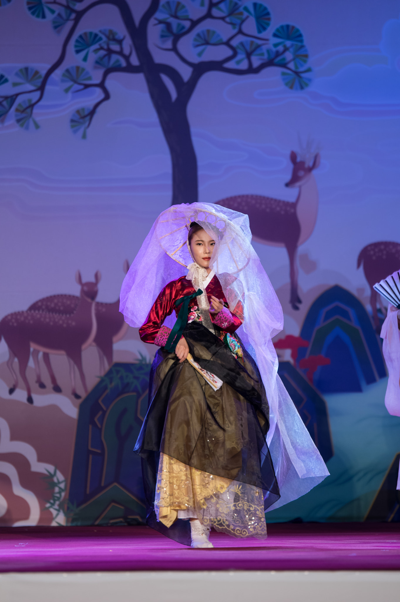 Pentax K-3 sample photo. Hanbok fashion show photography