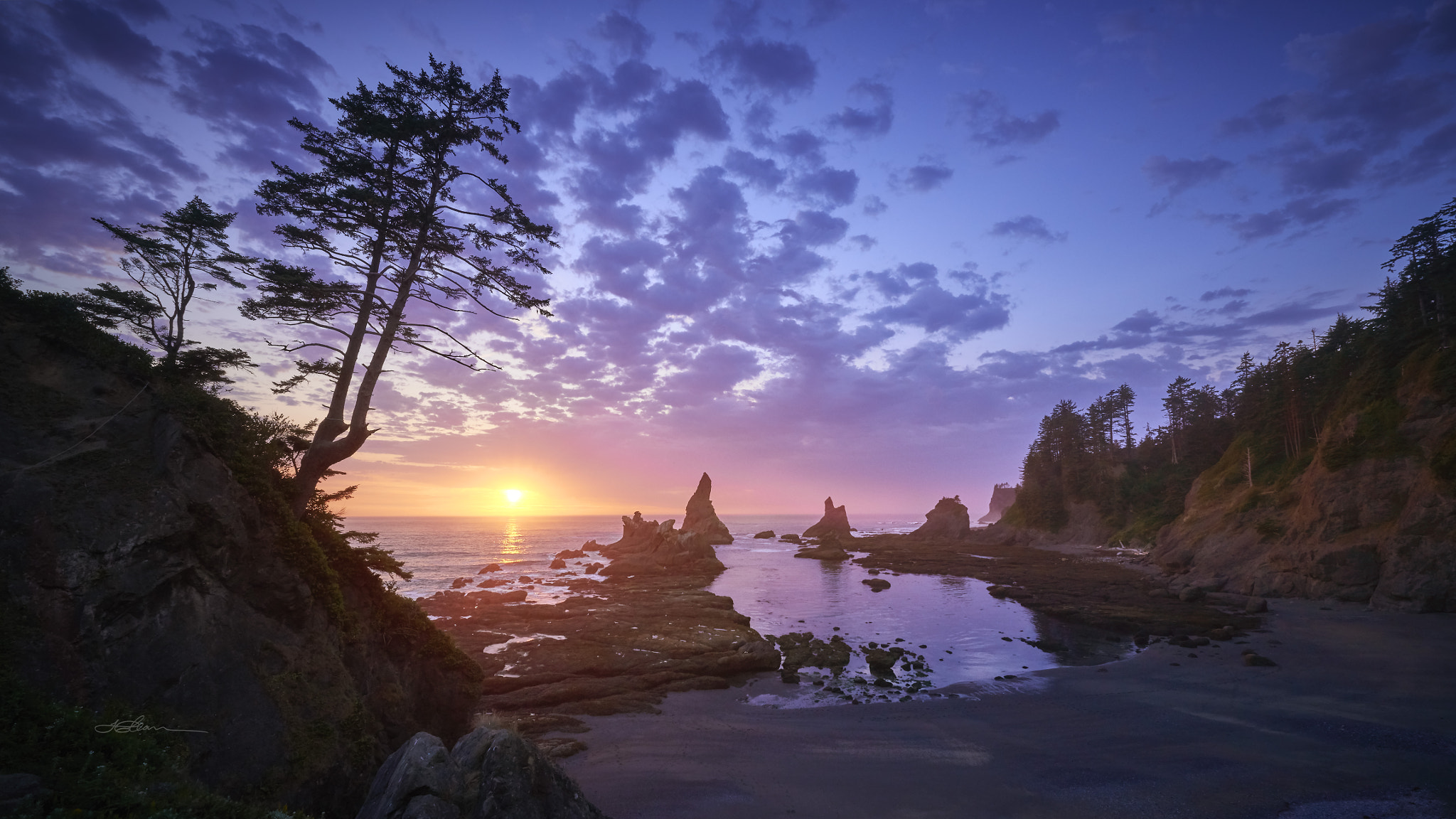 Nikon AF-S Nikkor 14-24mm F2.8G ED sample photo. Shi shi sunset photography