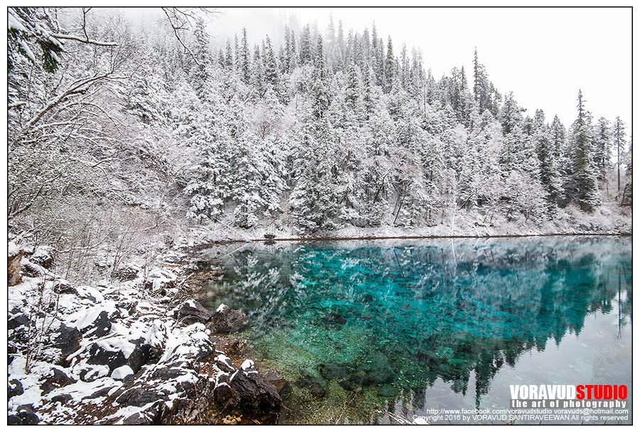 Sigma 10-20mm F4-5.6 EX DC HSM sample photo. Colorful pool, jiuzhaigou, china photography