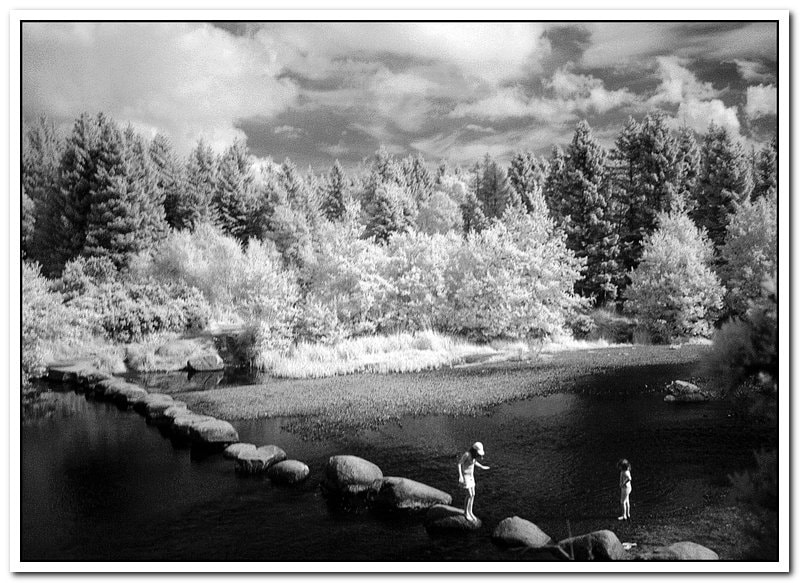 Fujifilm FinePix S2 Pro sample photo. Stepping stones wicklow photography