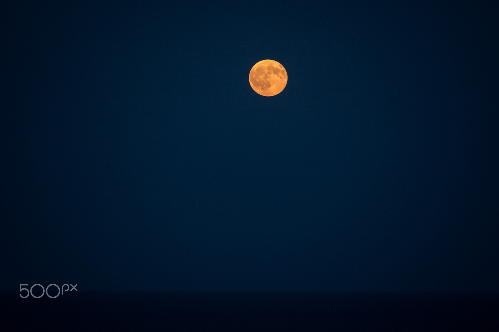 Nikon D7100 sample photo. Full moon over the sea ii photography