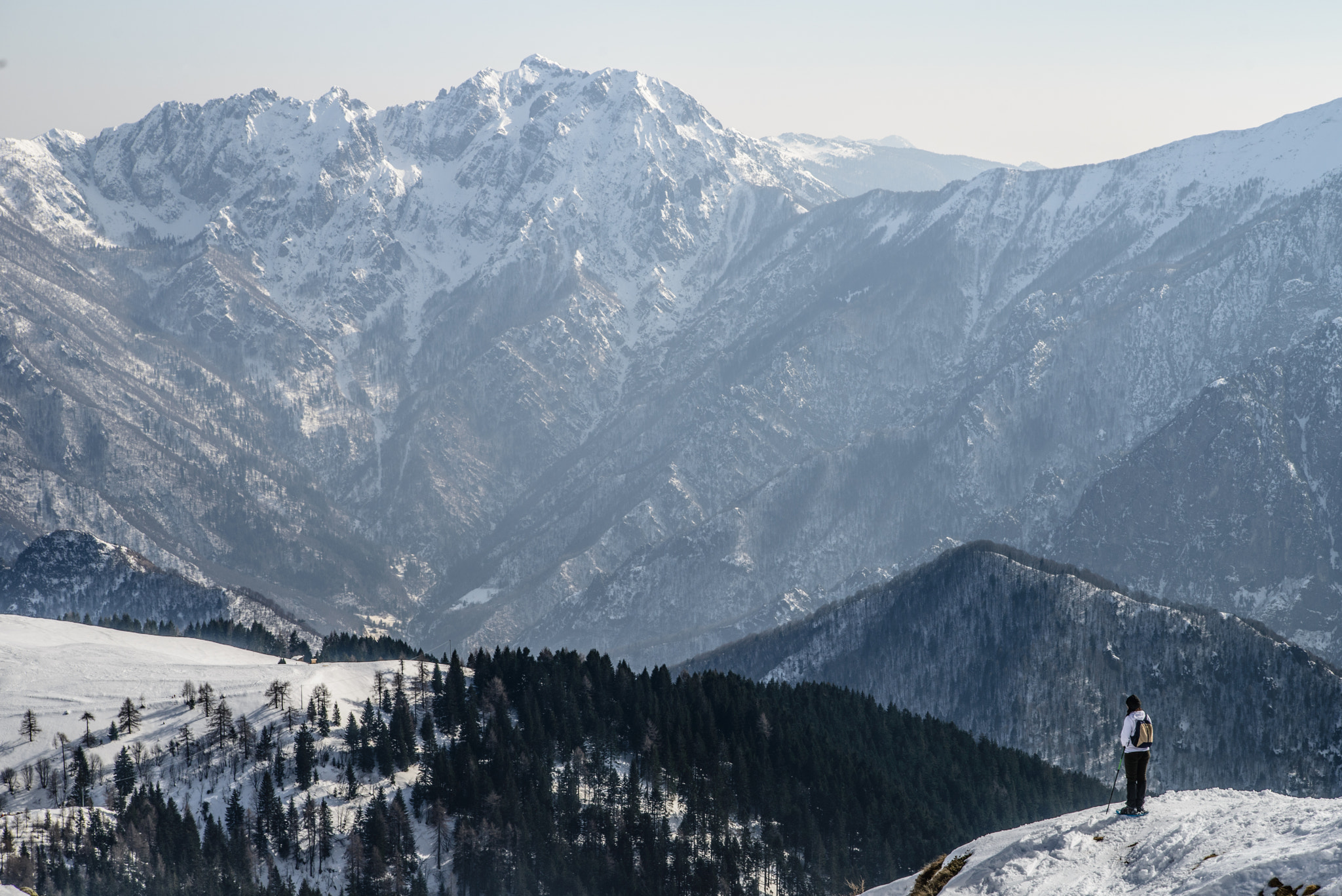 Nikon D800 sample photo. Peaks from val brembana photography