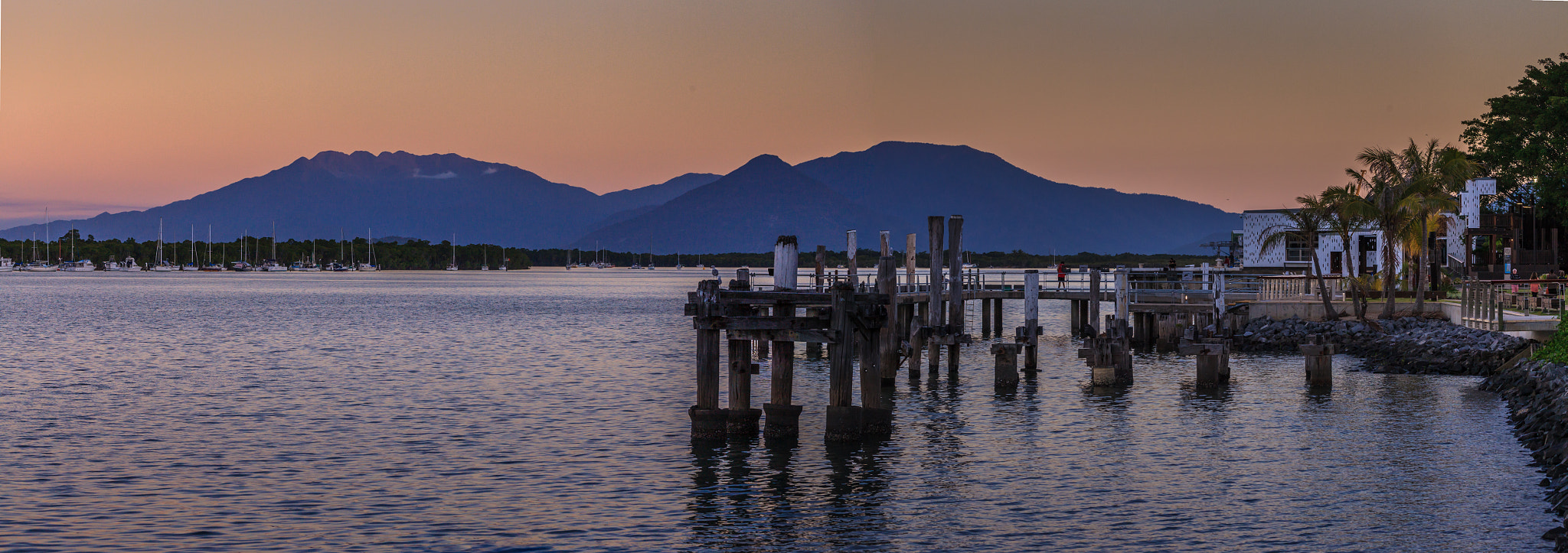 Canon EF 70-300mm F4-5.6L IS USM sample photo. Day's end on trinity inlet photography