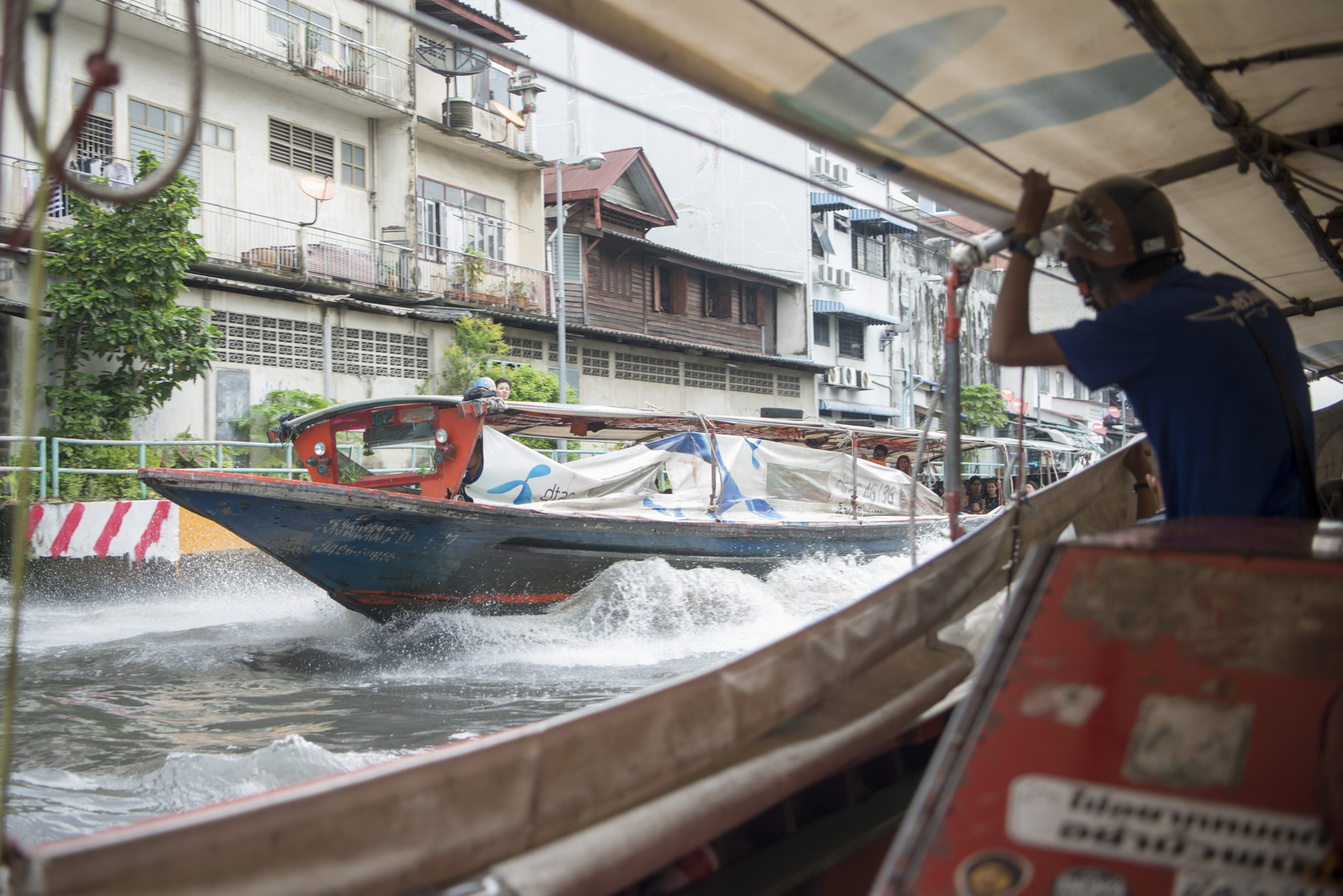 Nikon AF-S Nikkor 24-70mm F2.8E ED VR sample photo. Thailand bangkok khlong saen saeb boat photography
