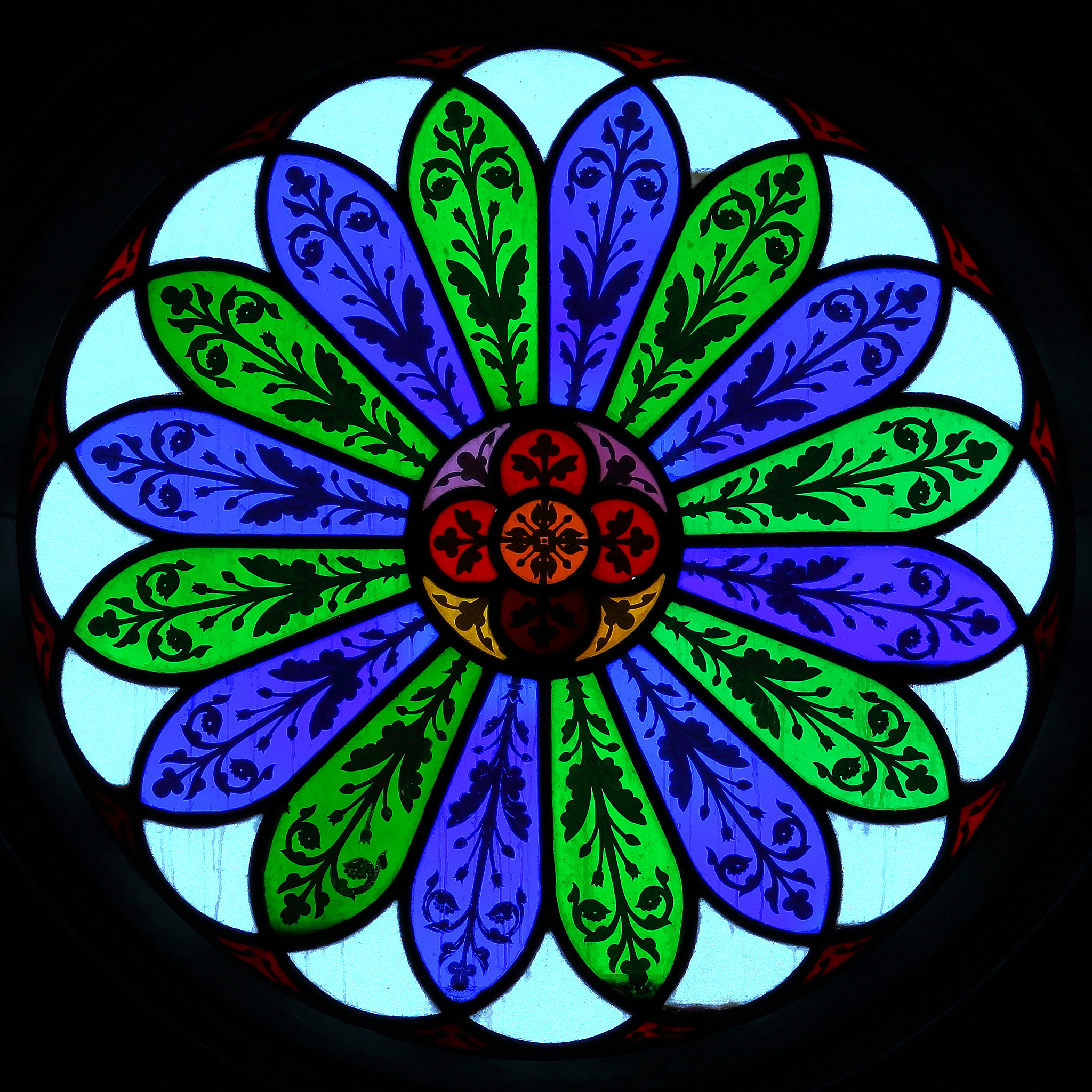 Canon EOS 100D (EOS Rebel SL1 / EOS Kiss X7) sample photo. A stained glass photography