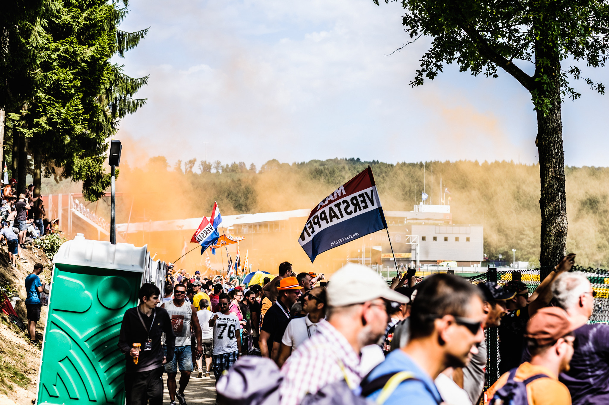 Fujifilm X-Pro2 + Fujifilm XF 56mm F1.2 R sample photo. Spa francorchamps turns orange... photography