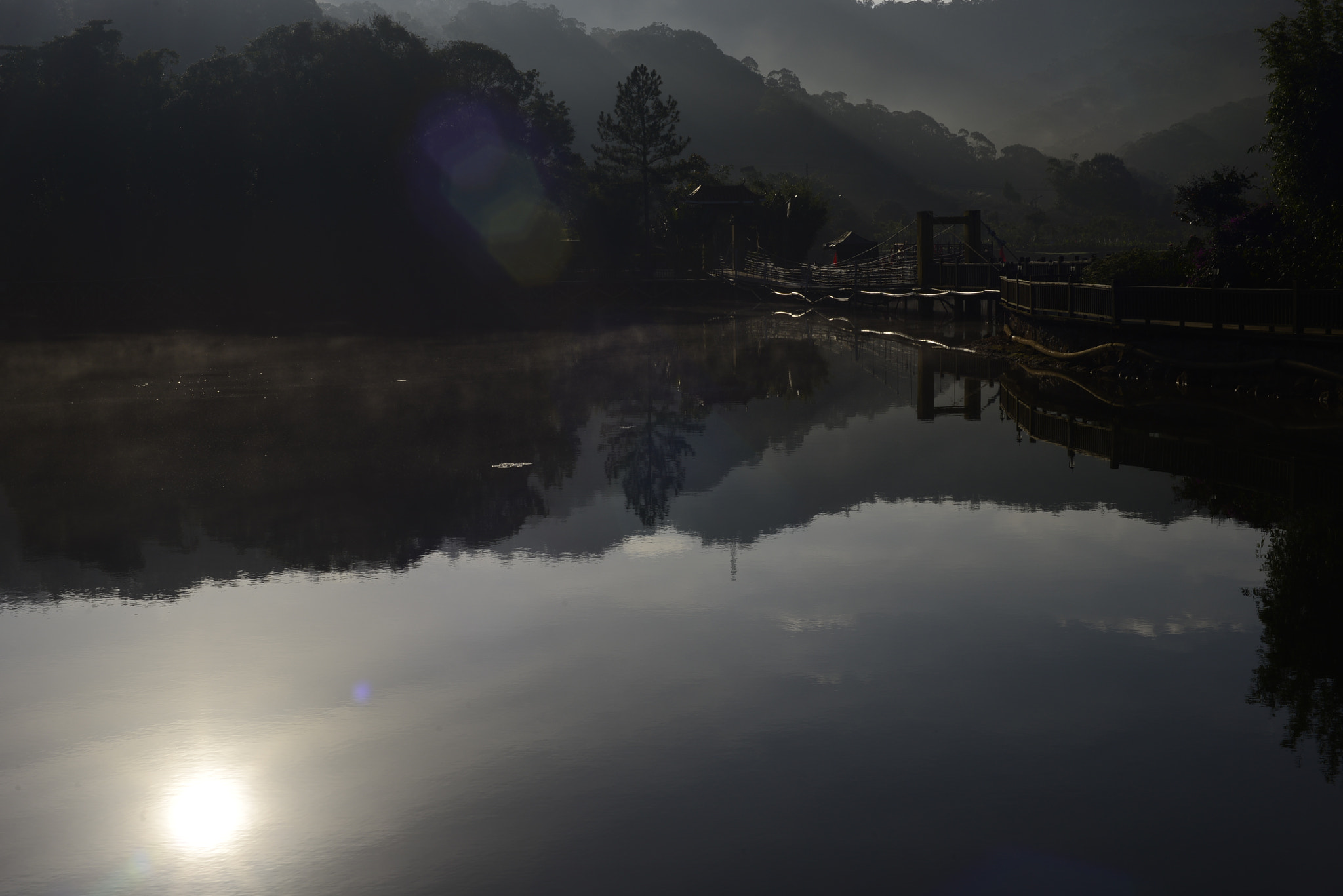 Nikon D800E sample photo. Chain bridge photography