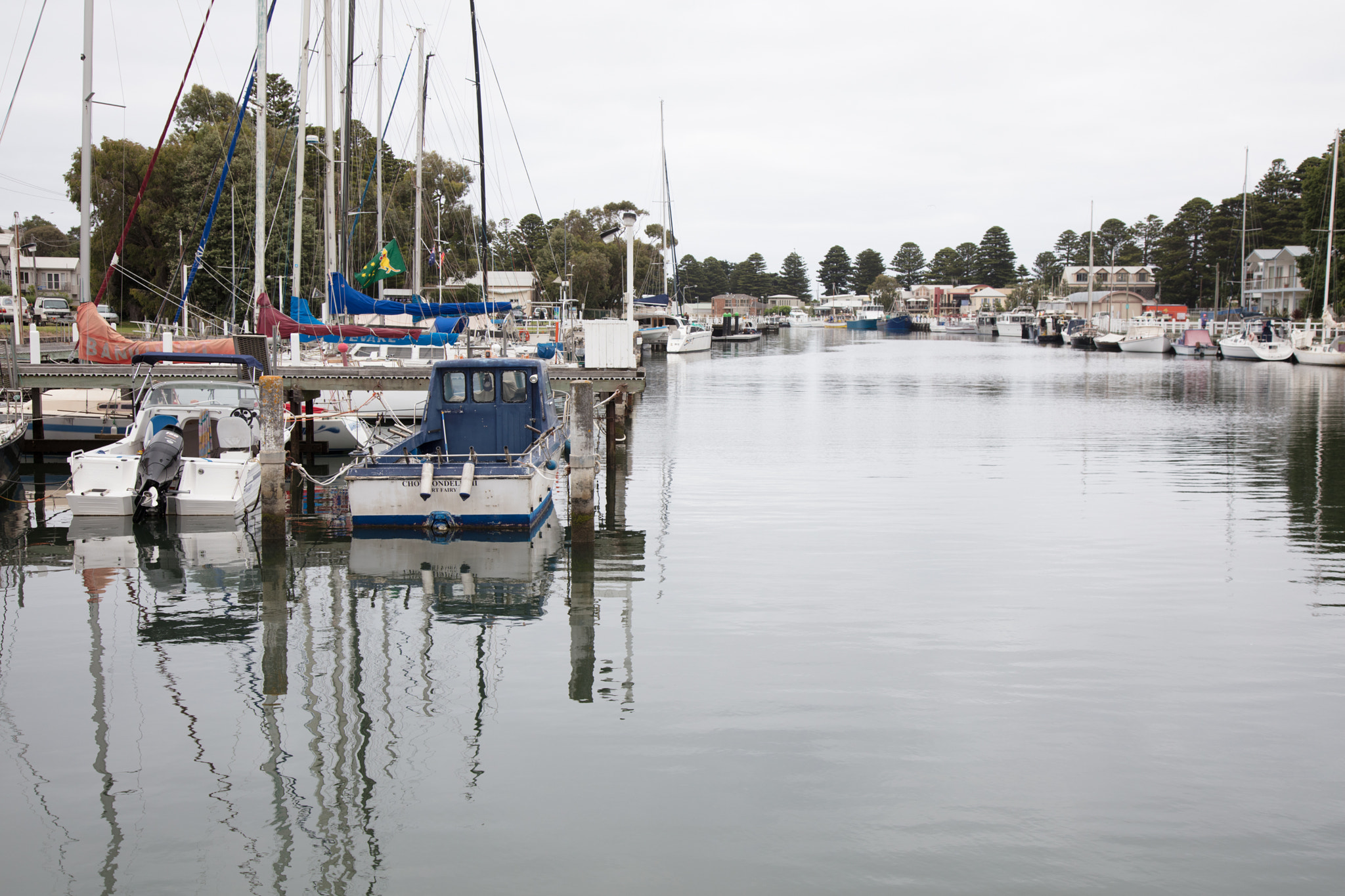 Canon EOS 5DS + Canon EF 24-105mm F4L IS USM sample photo. Boat at port fairy photography