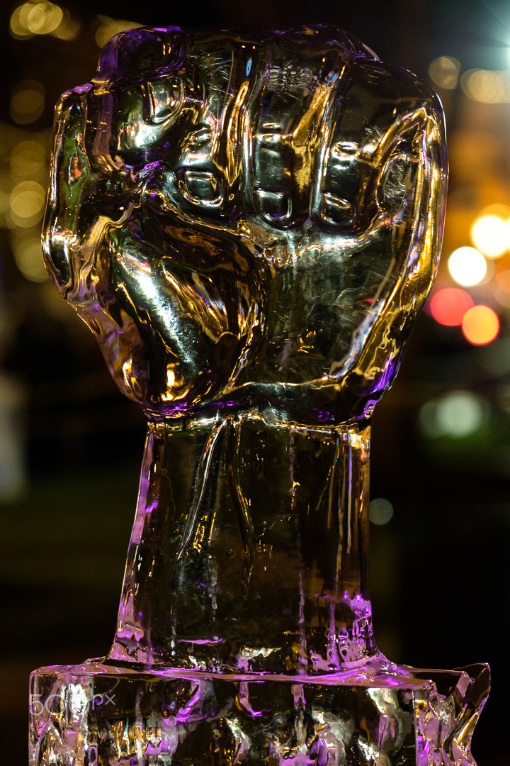 Fujifilm X-T2 + Fujifilm XF 90mm F2 R LM WR sample photo. Medina ice festival photography