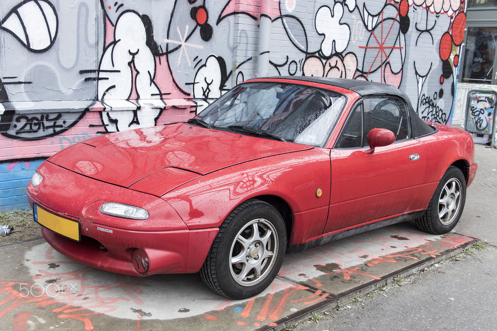 Canon EF-S 18-55mm F3.5-5.6 II sample photo. Mazda mx-5 photography