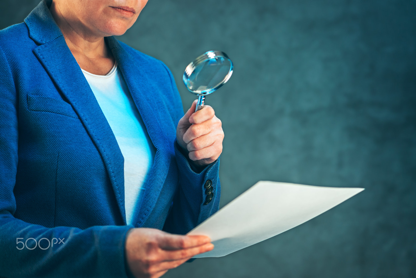 Nikon AF-S Micro-Nikkor 105mm F2.8G IF-ED VR sample photo. Female lawyer reading legal contract agreement disclaimer with m photography