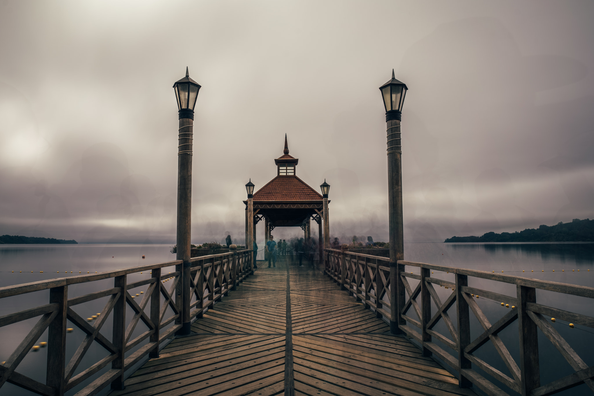 E 21mm F2.8 sample photo. Frutillar pier photography