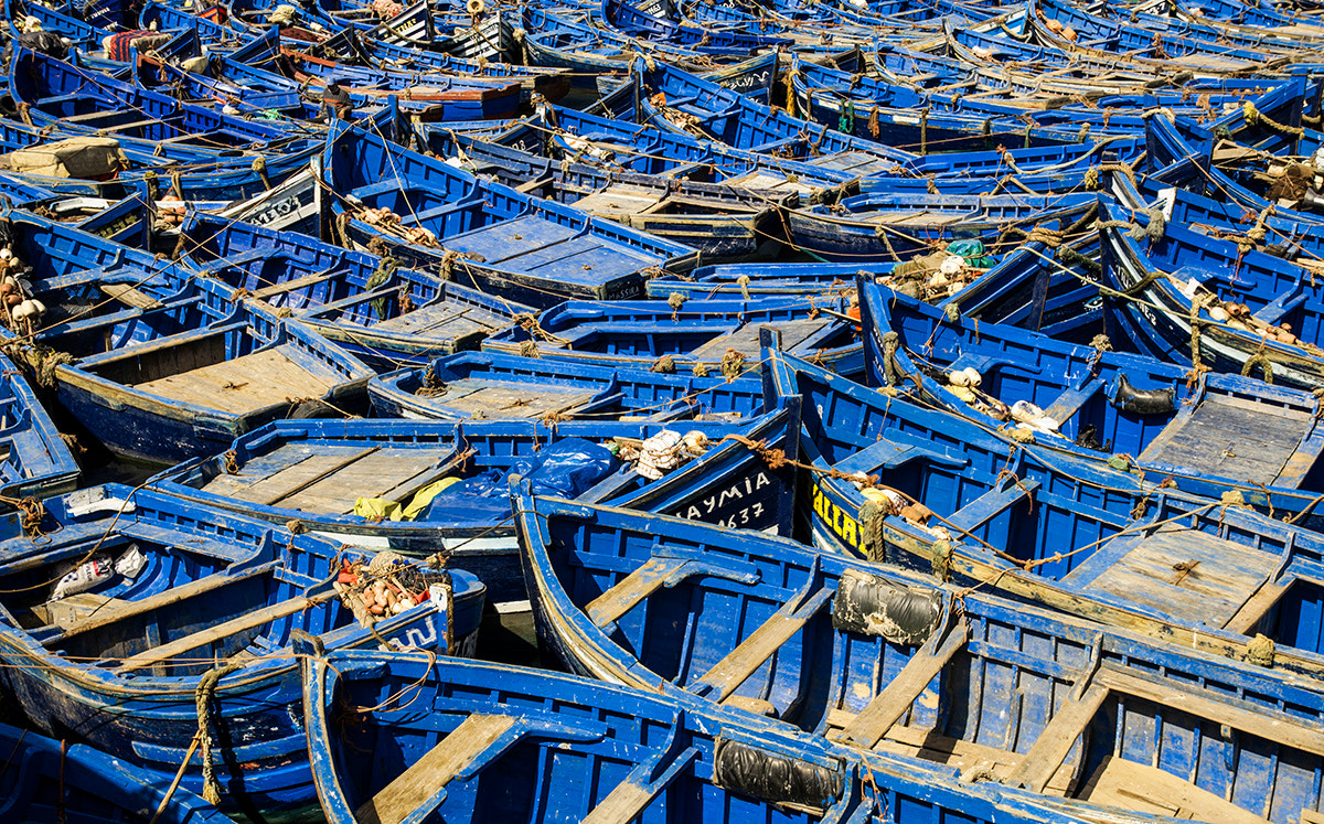 Nikon D300S sample photo. Essaouira - fishermen boats photography