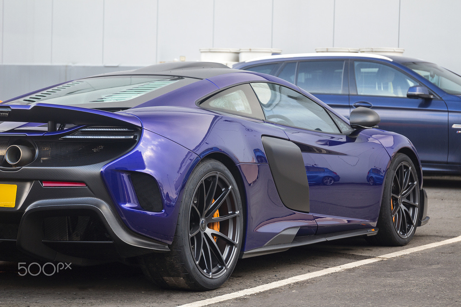 Canon EF 24-70mm F4L IS USM sample photo. Lantana purple mclaren 675lt photography