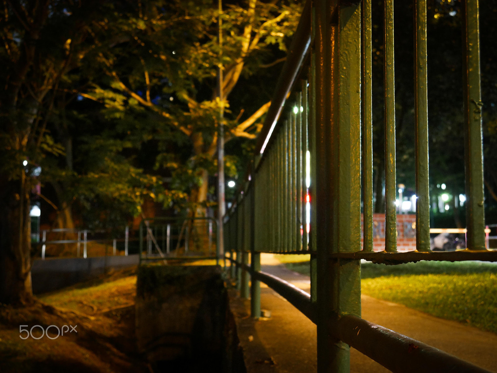 Panasonic Lumix DMC-G7 sample photo. Drain & railing at stirling road photography