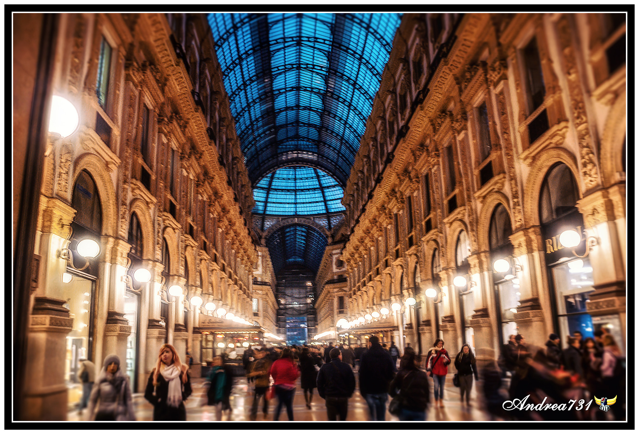 Canon EF-S 18-55mm F3.5-5.6 II sample photo. Galleria vittorio emanuele ii, milano photography