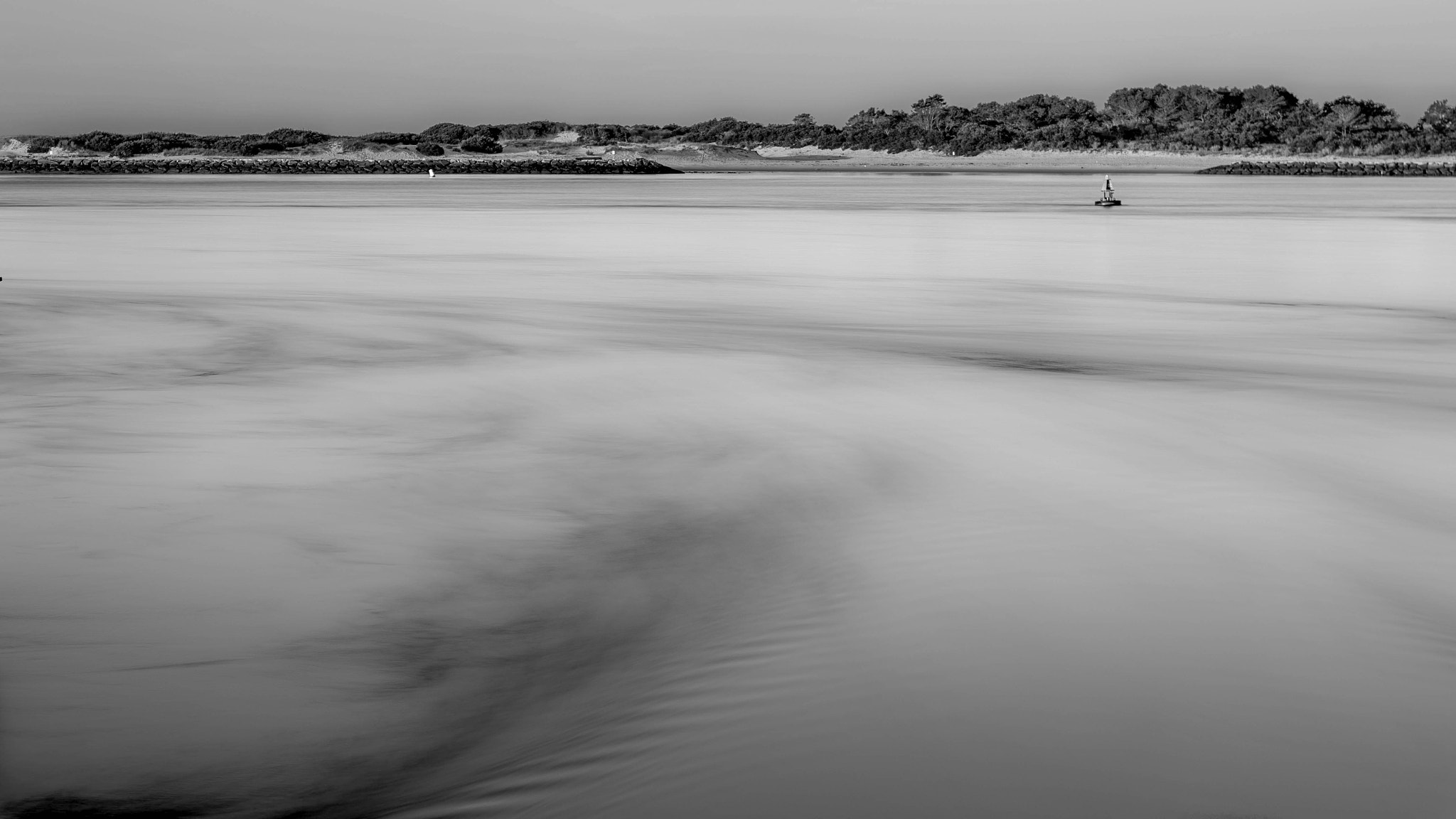 Canon EOS 7D Mark II sample photo. Ocean city flowing tide photography