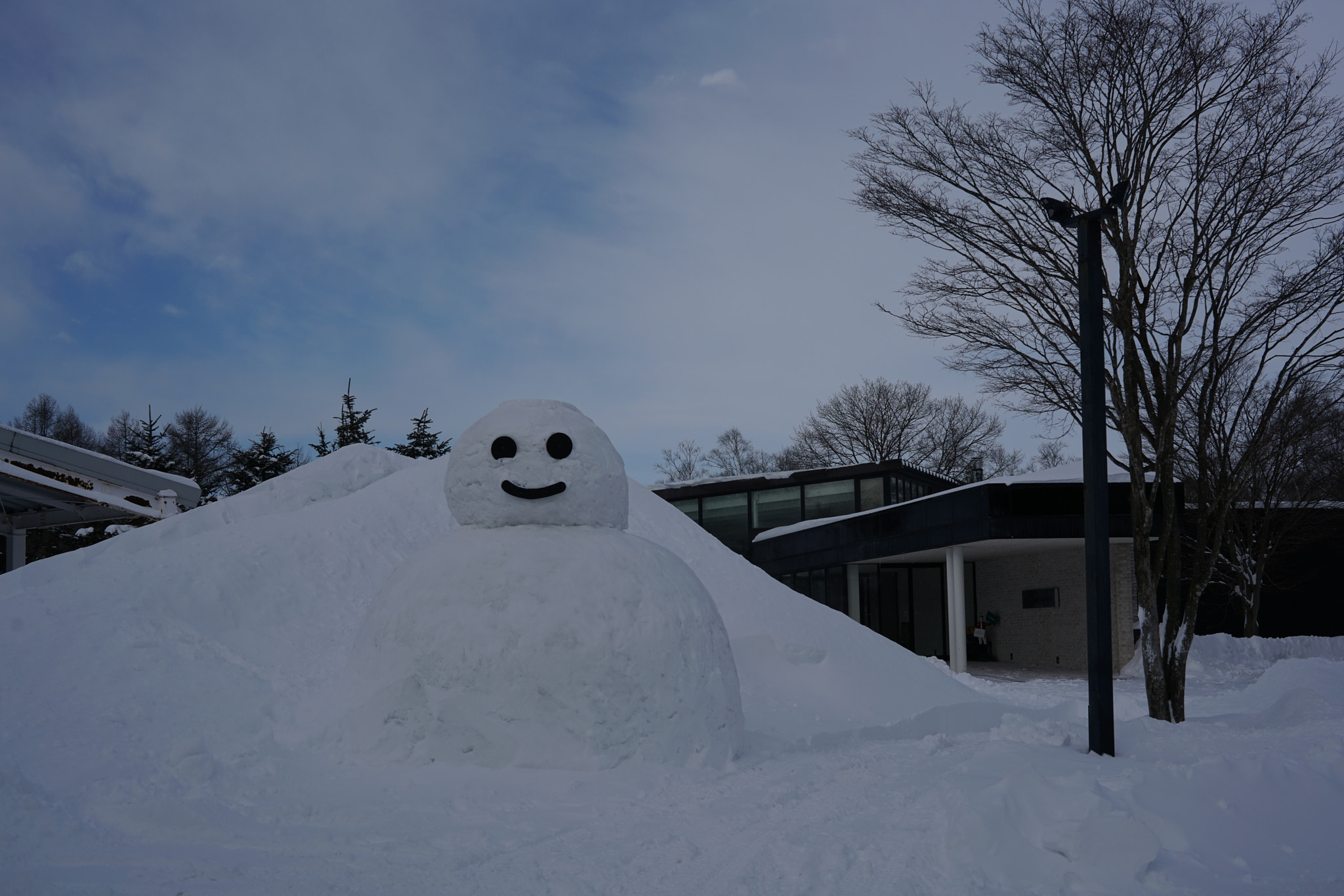 Sony a7R II sample photo. Smiling happily in the snow photography