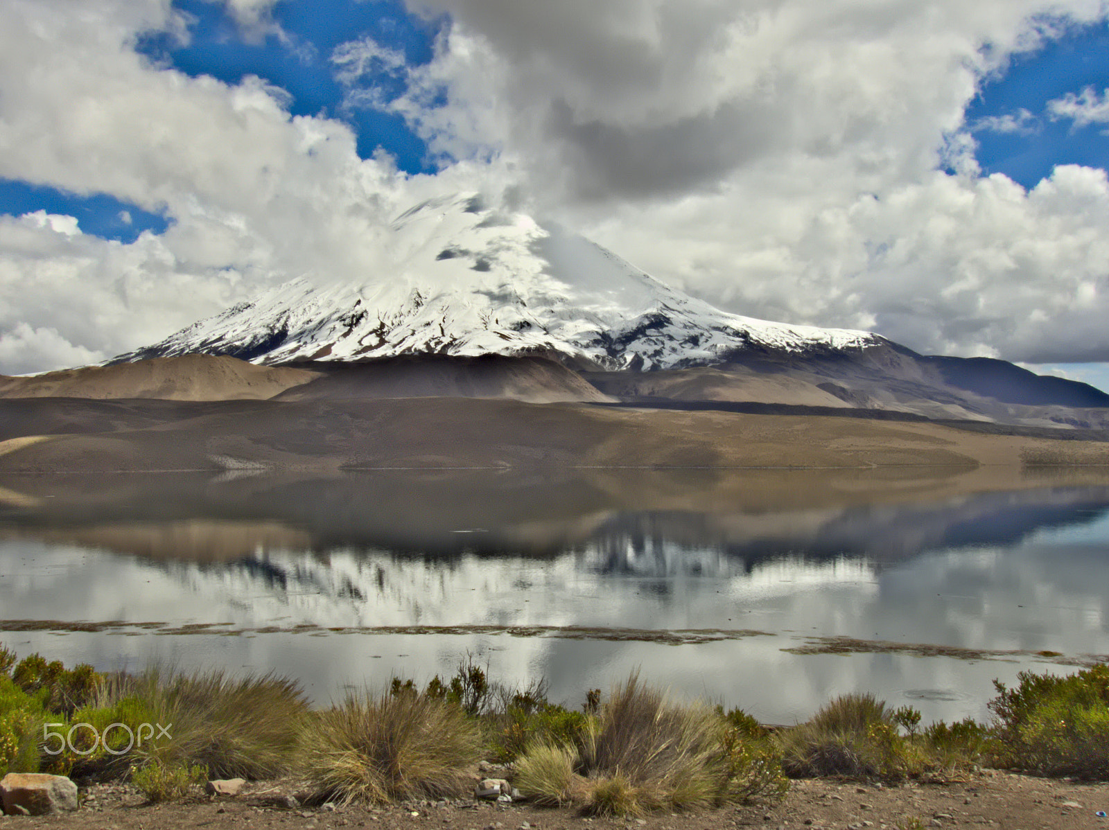 Kodak EasyShare Z990 (EasyShare Max) sample photo. Mirroring parinacota [lago chungará, chile] photography