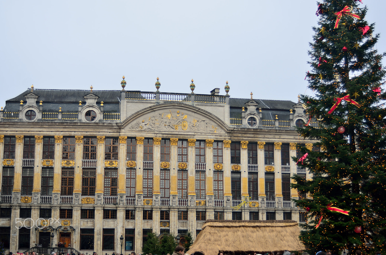 AF Zoom-Nikkor 28-80mm f/3.5-5.6D sample photo. Brussels grand palace photography