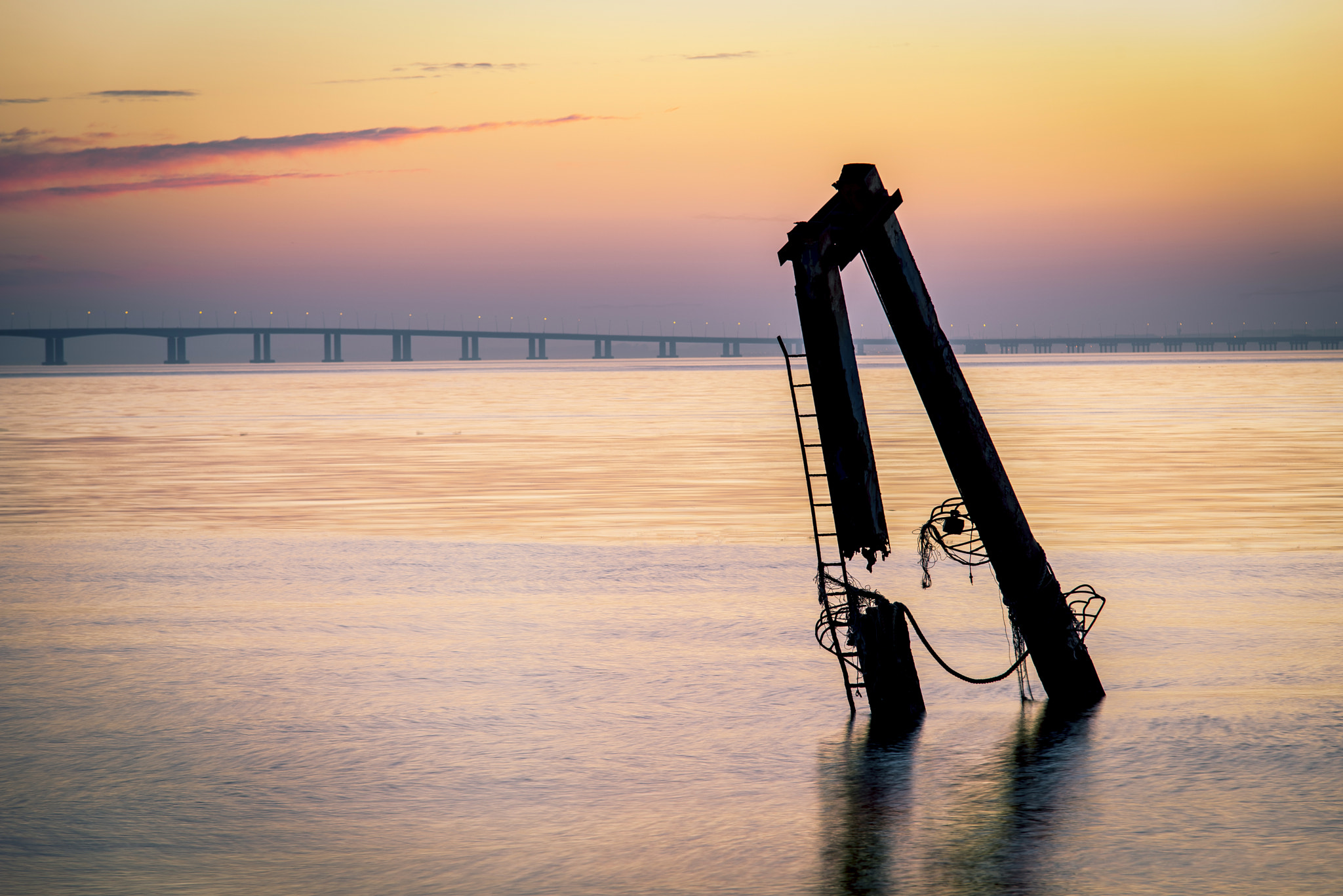 Nikon D750 + Sigma 70-200mm F2.8 EX DG Macro HSM II sample photo. River ruin photography