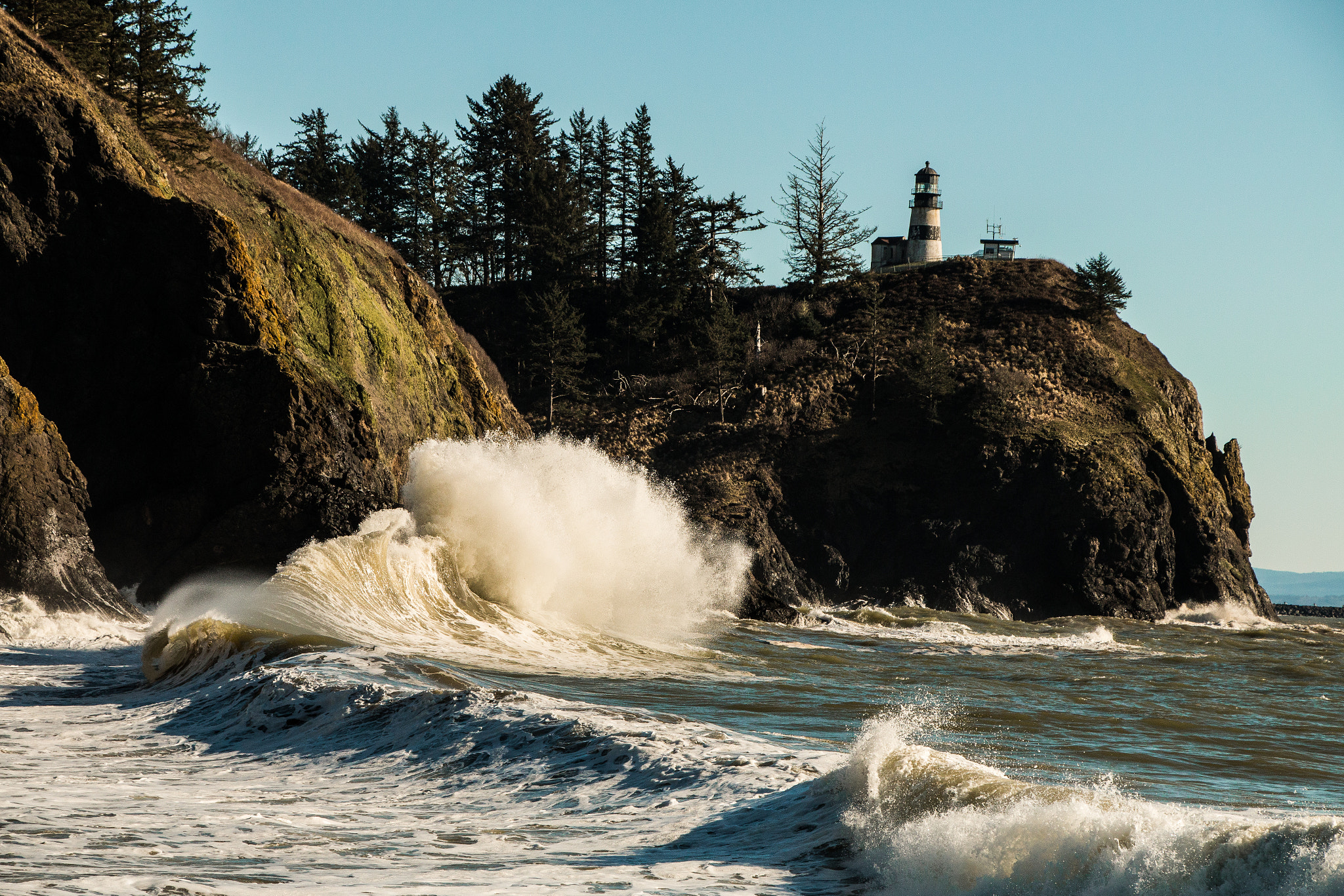 Canon EOS 70D sample photo. Cape disappointment photography